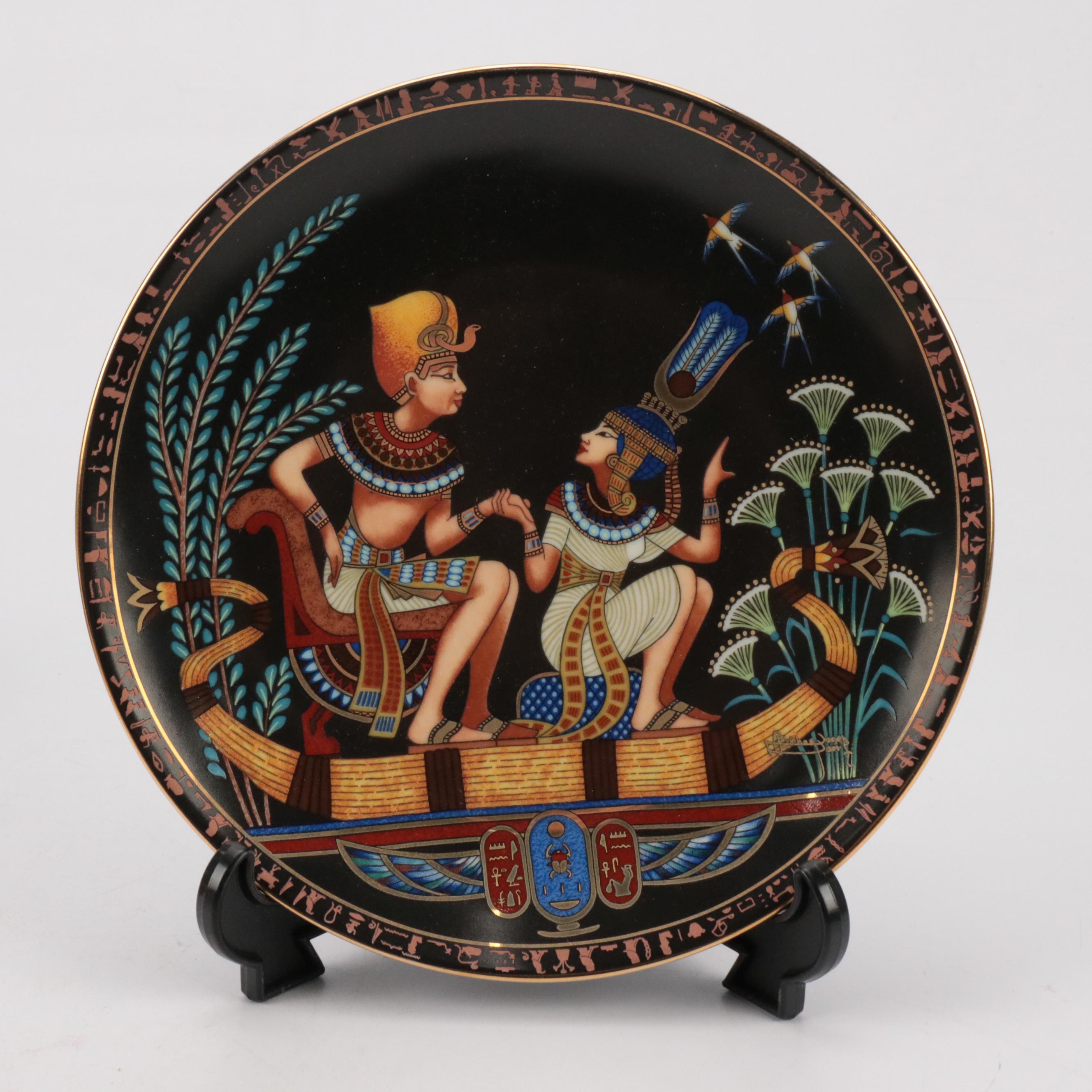 Osiris Porcelain "The Legend of Tutankhamun" Collector's Plate and More