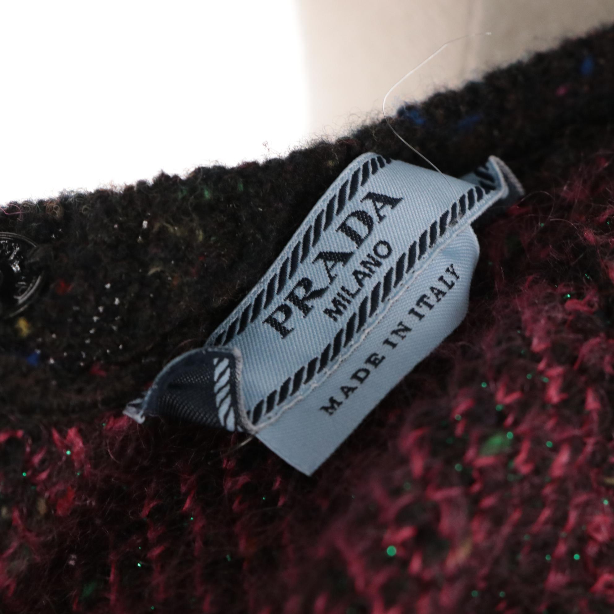Prada Wool, Cashmere, and Mohair Blend Knit Sweater