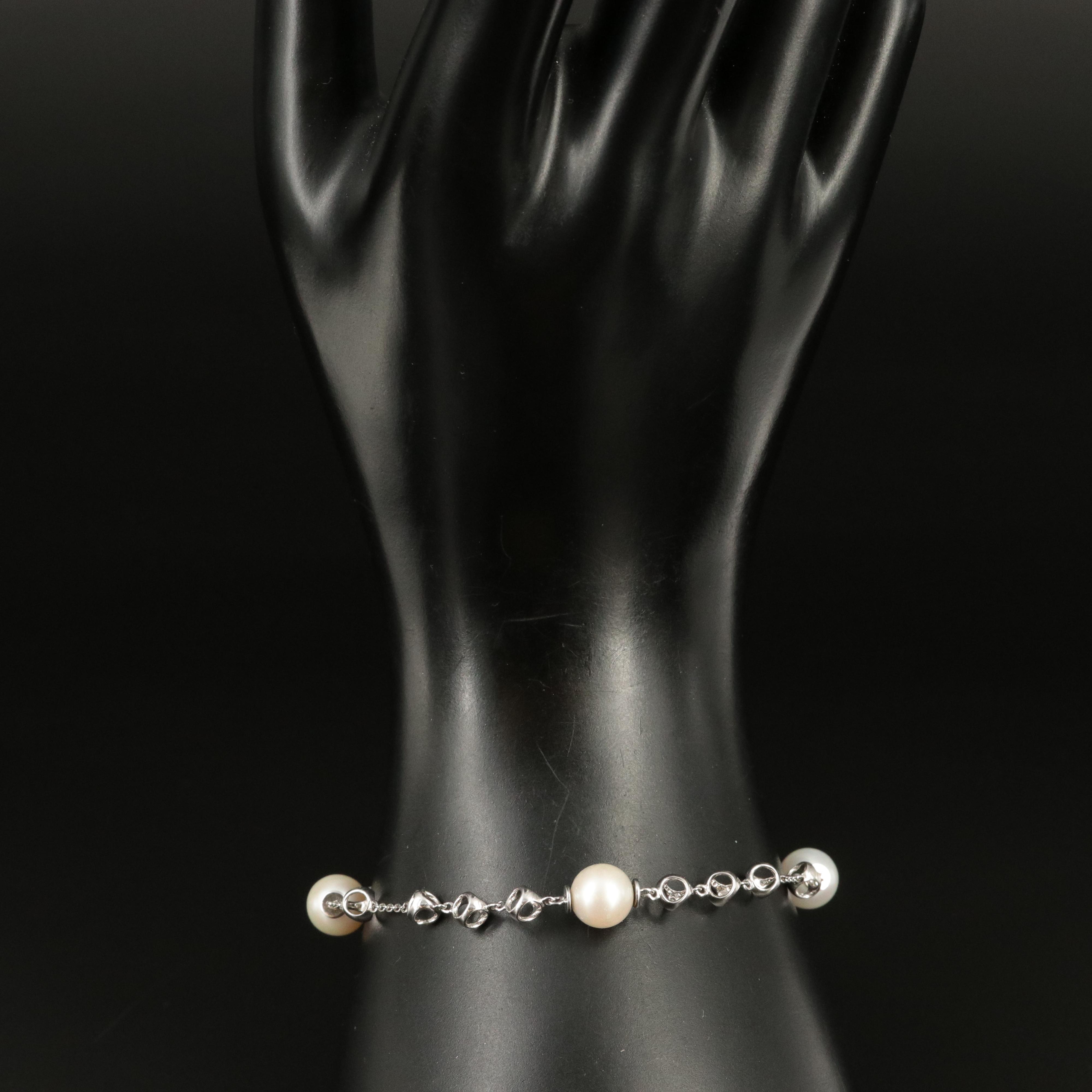 Di Modolo Triada 18K and Pearl Necklace and Bracelet Set