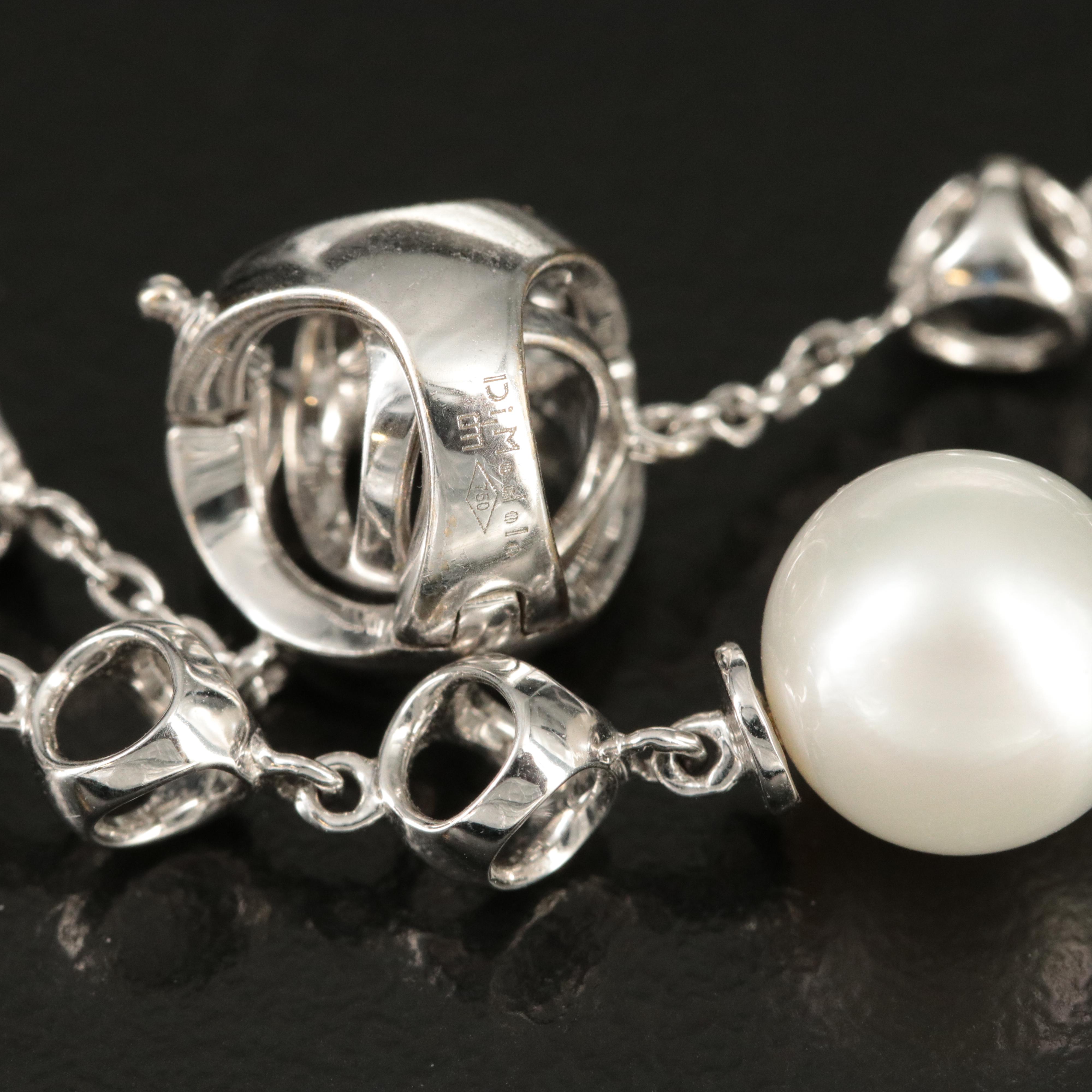 Di Modolo Triada 18K and Pearl Necklace and Bracelet Set