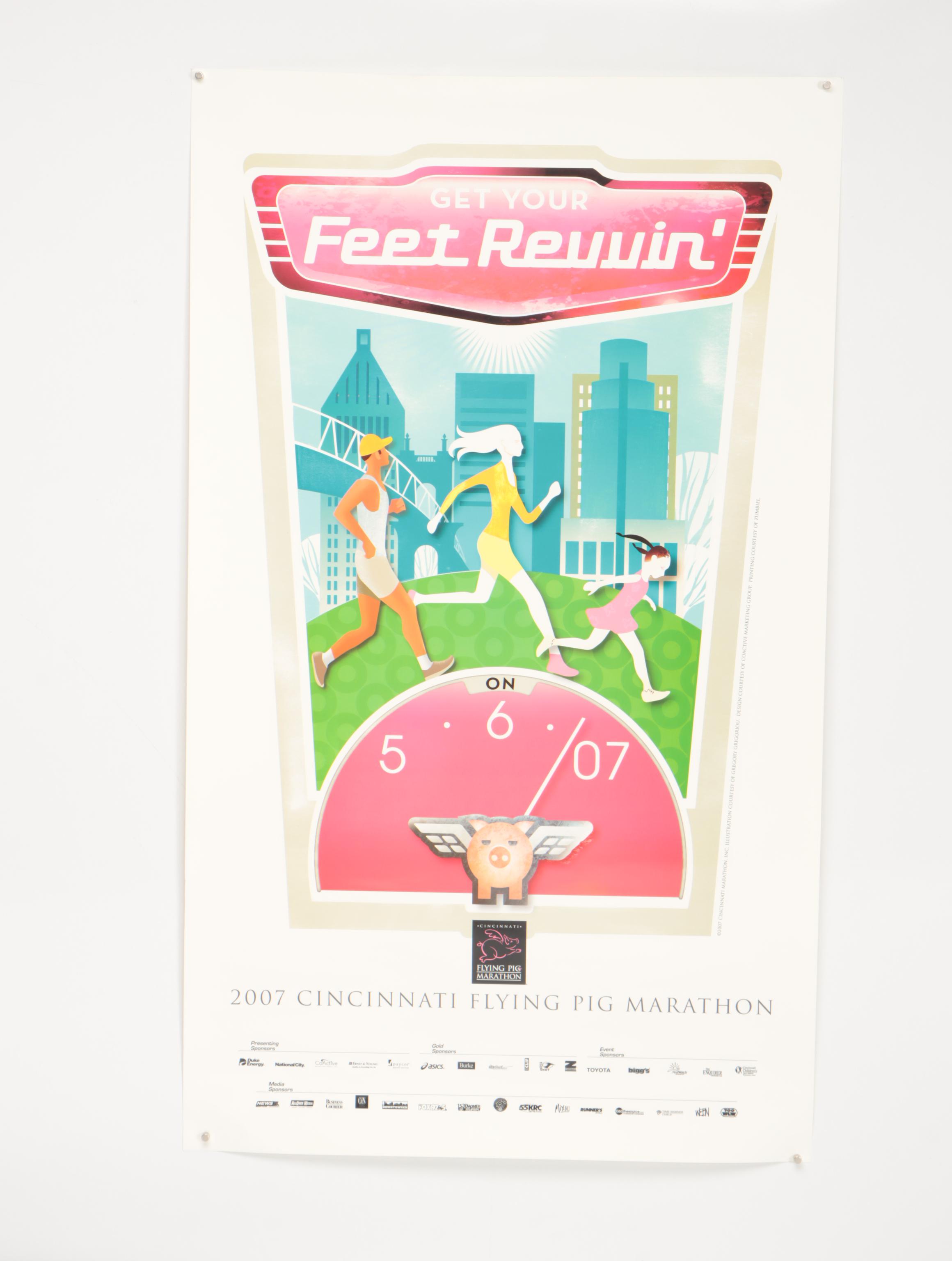 Cincinnati Flying Pig Marathon Posters