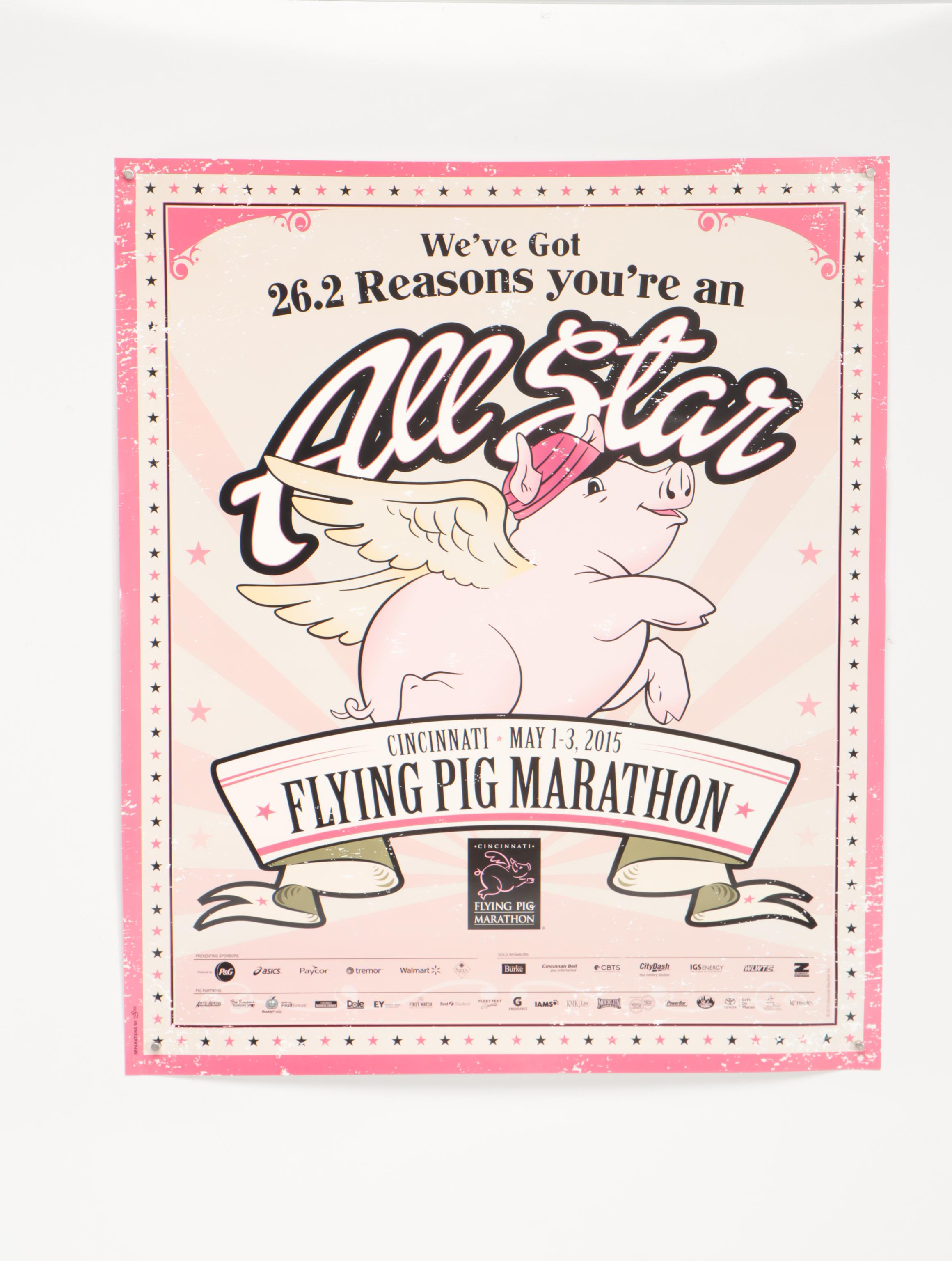 Cincinnati Flying Pig Marathon Posters