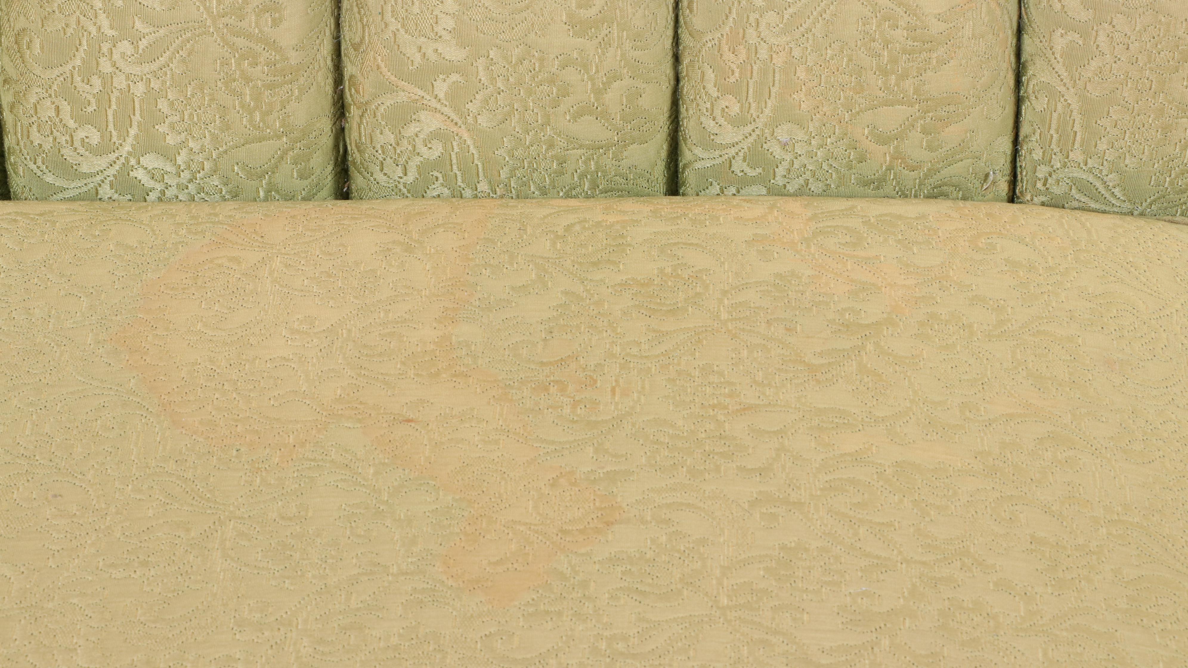 Lenoir Chair Company Upholstered Sofa and Armchair, Mid to Late 20th Century