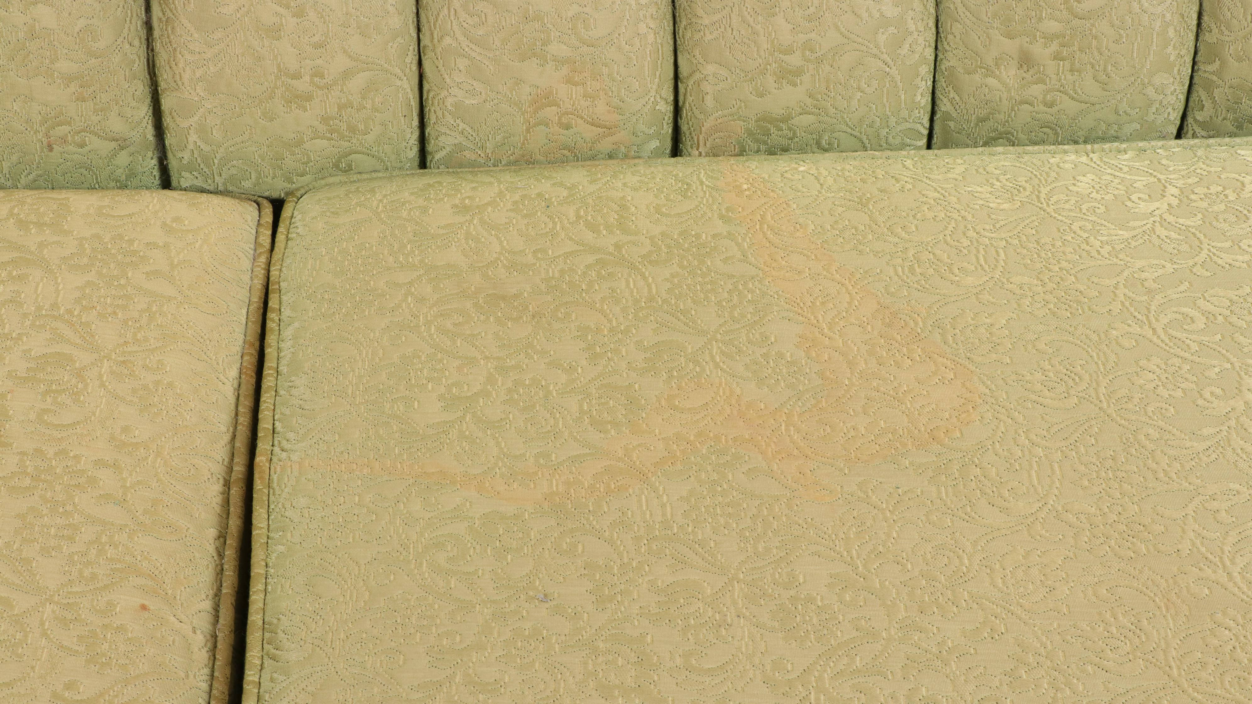 Lenoir Chair Company Upholstered Sofa and Armchair, Mid to Late 20th Century