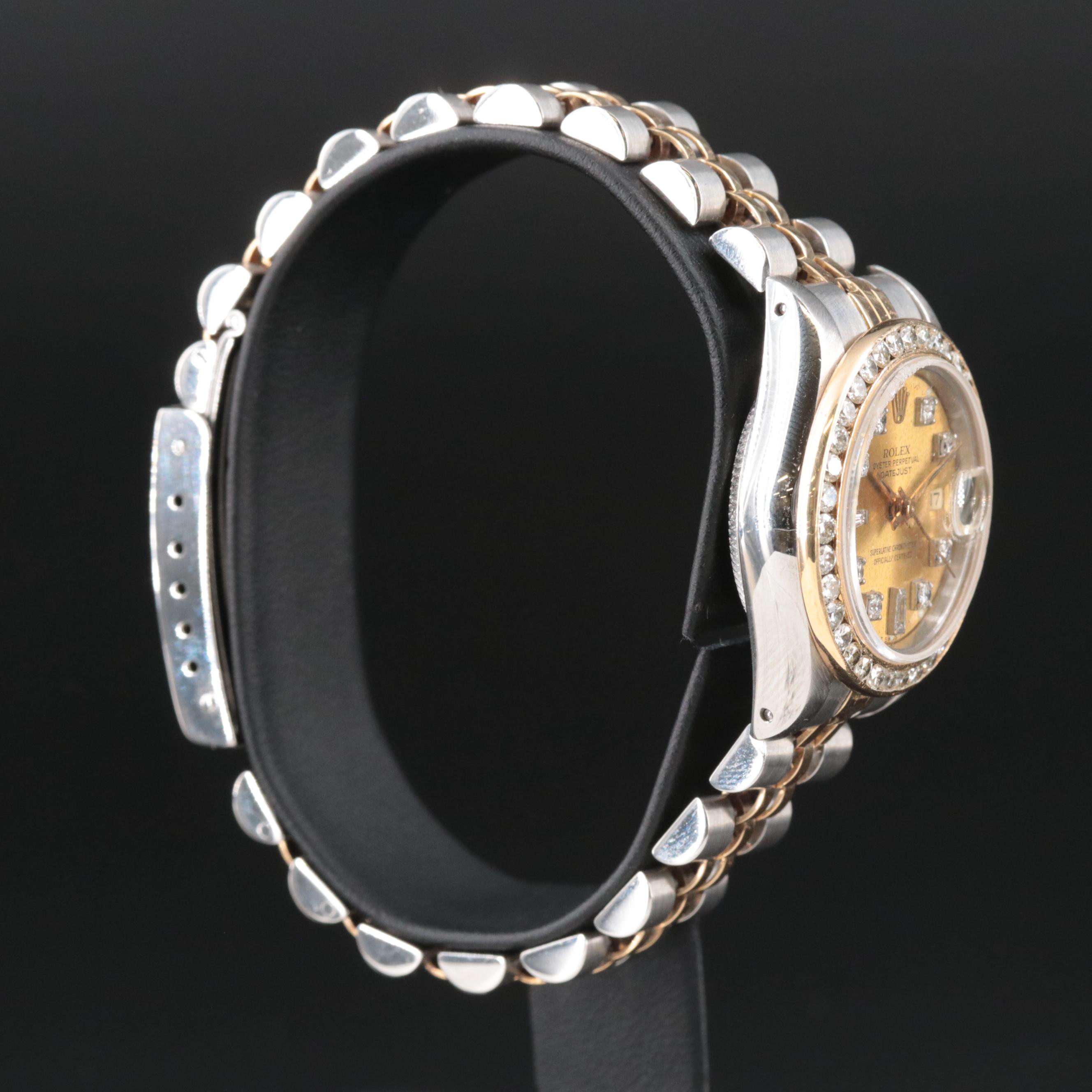 Rolex Datejust 1.42 CTW Diamond 18K and Steel Jubilee Automatic Watch