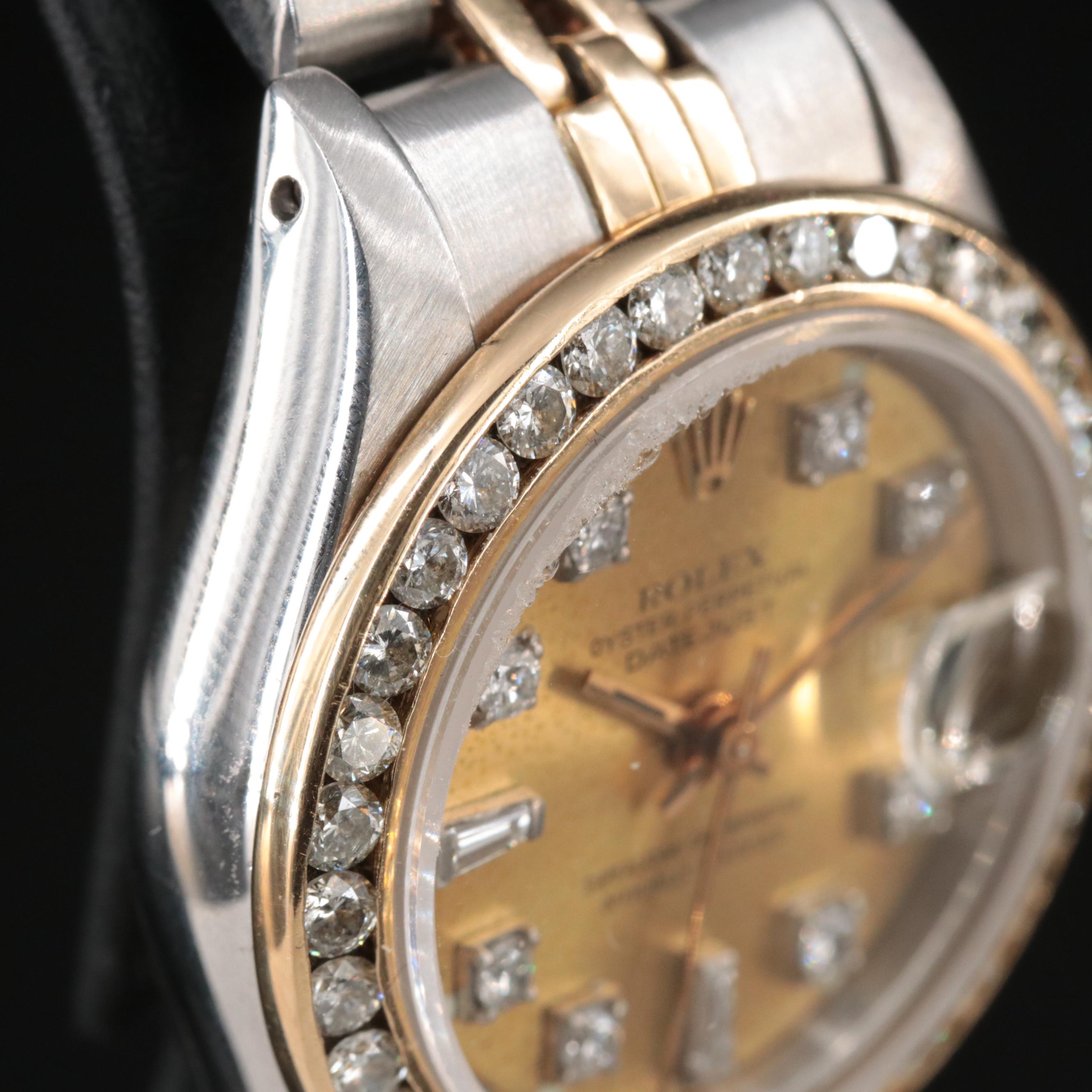 Rolex Datejust 1.42 CTW Diamond 18K and Steel Jubilee Automatic Watch