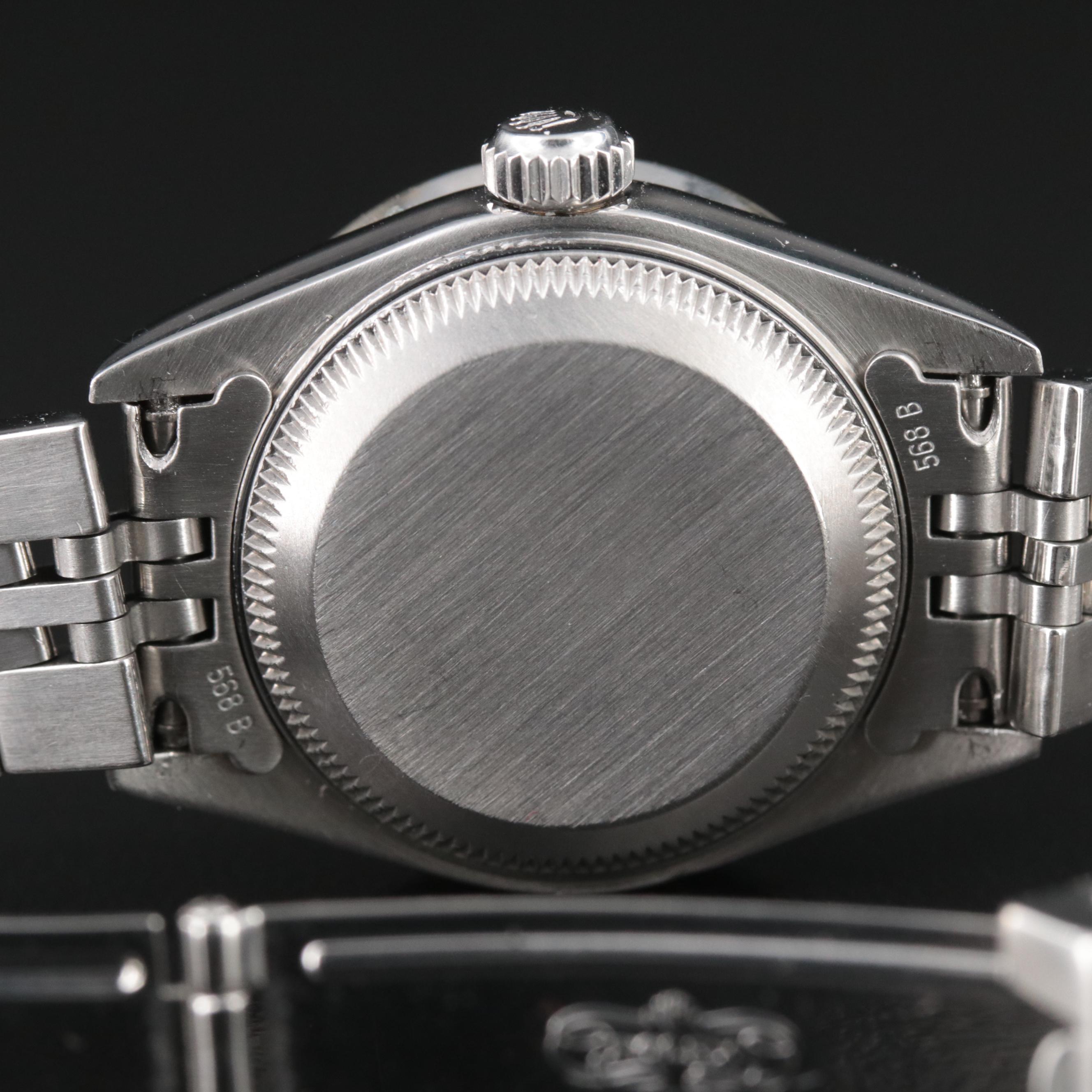 2002 Rolex Custom Diamond Dial & Bezel Datejust Automatic Watch