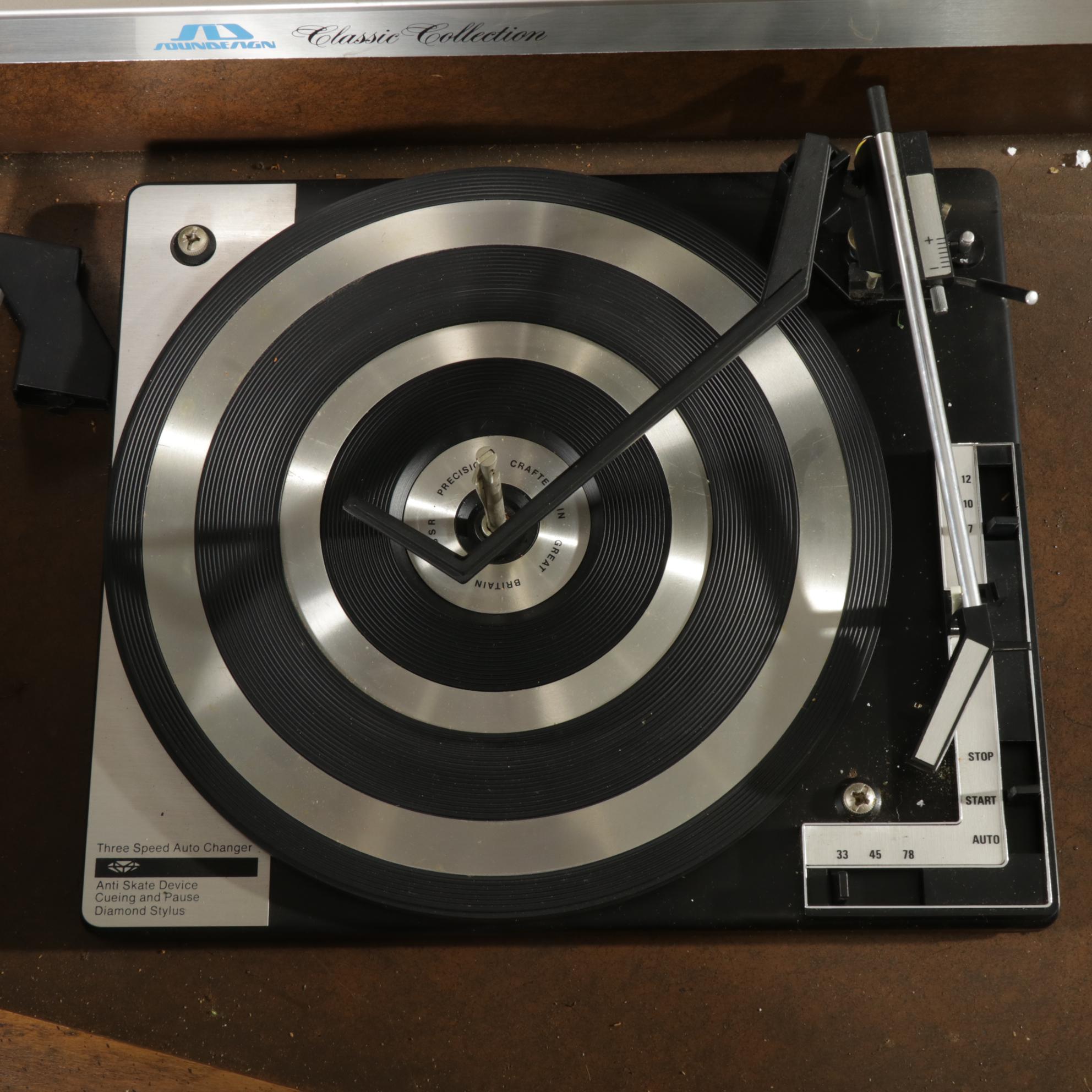 Soundesign "Classic Collection" Spanish Baroque Style Stereo Console, 1970s