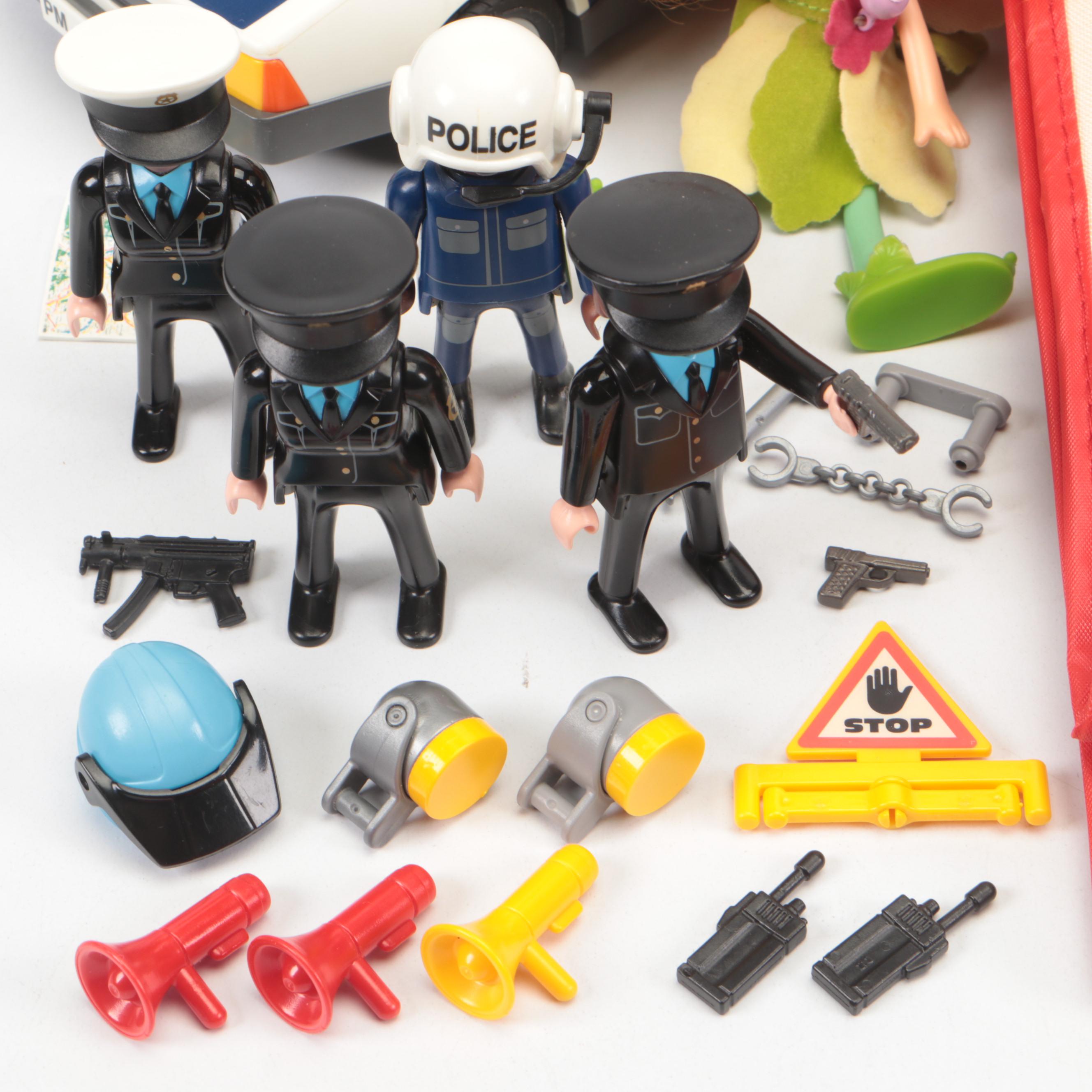 Playmobil Plastic Police Car with Strawberry Shortcake Toys and More