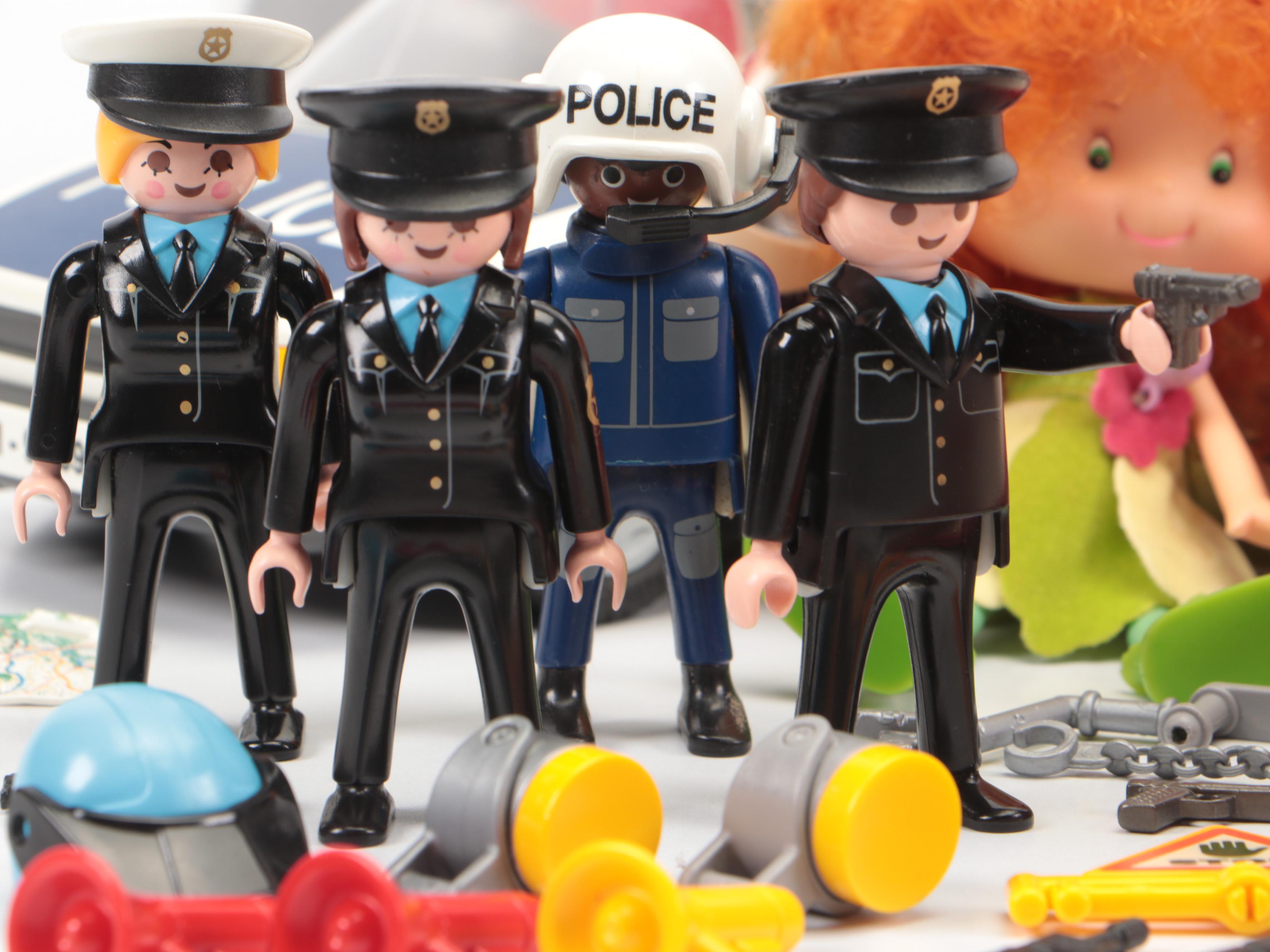 Playmobil Plastic Police Car with Strawberry Shortcake Toys and More