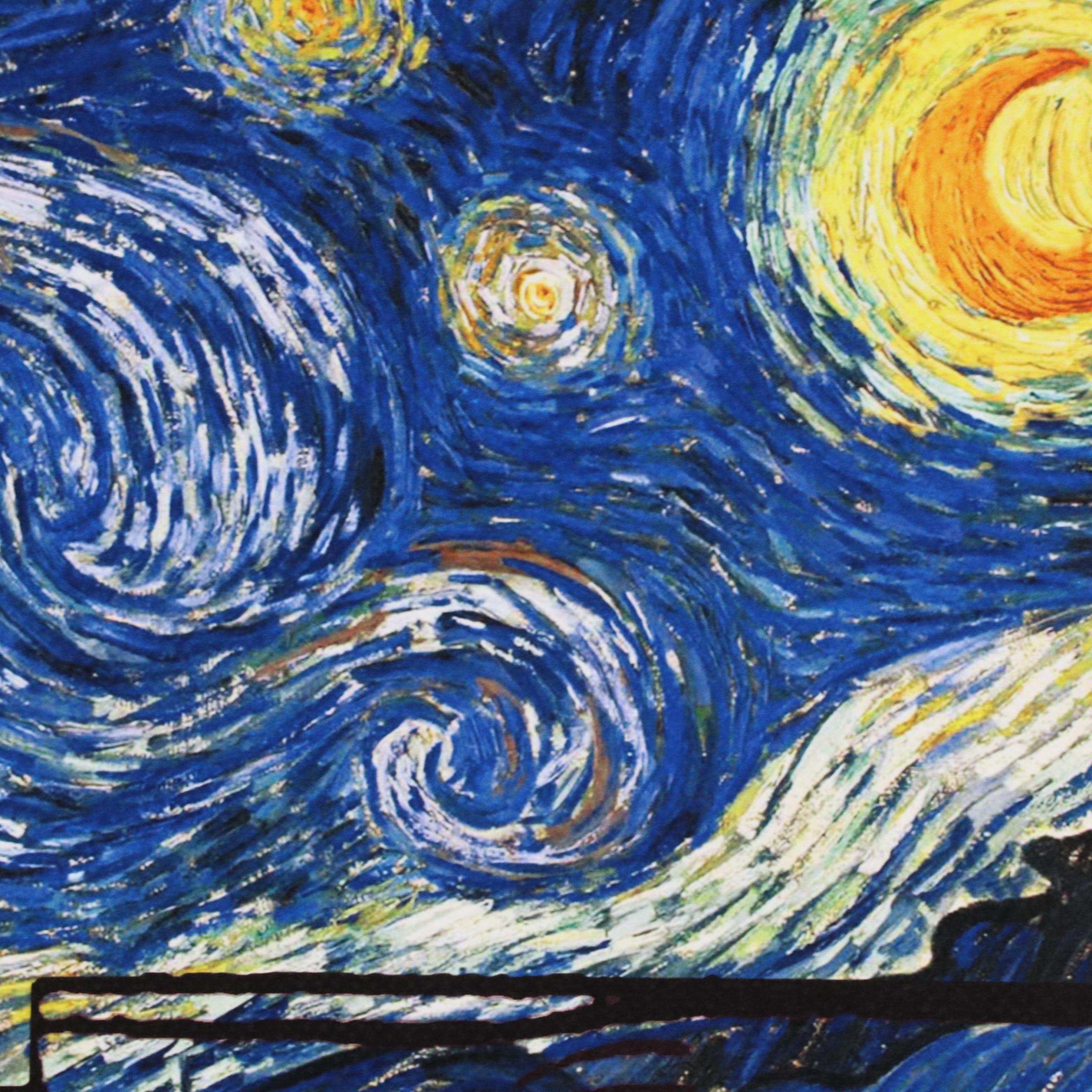 Death NYC Pop Art Graphic Print of Snoopy x Van Gogh, 2023