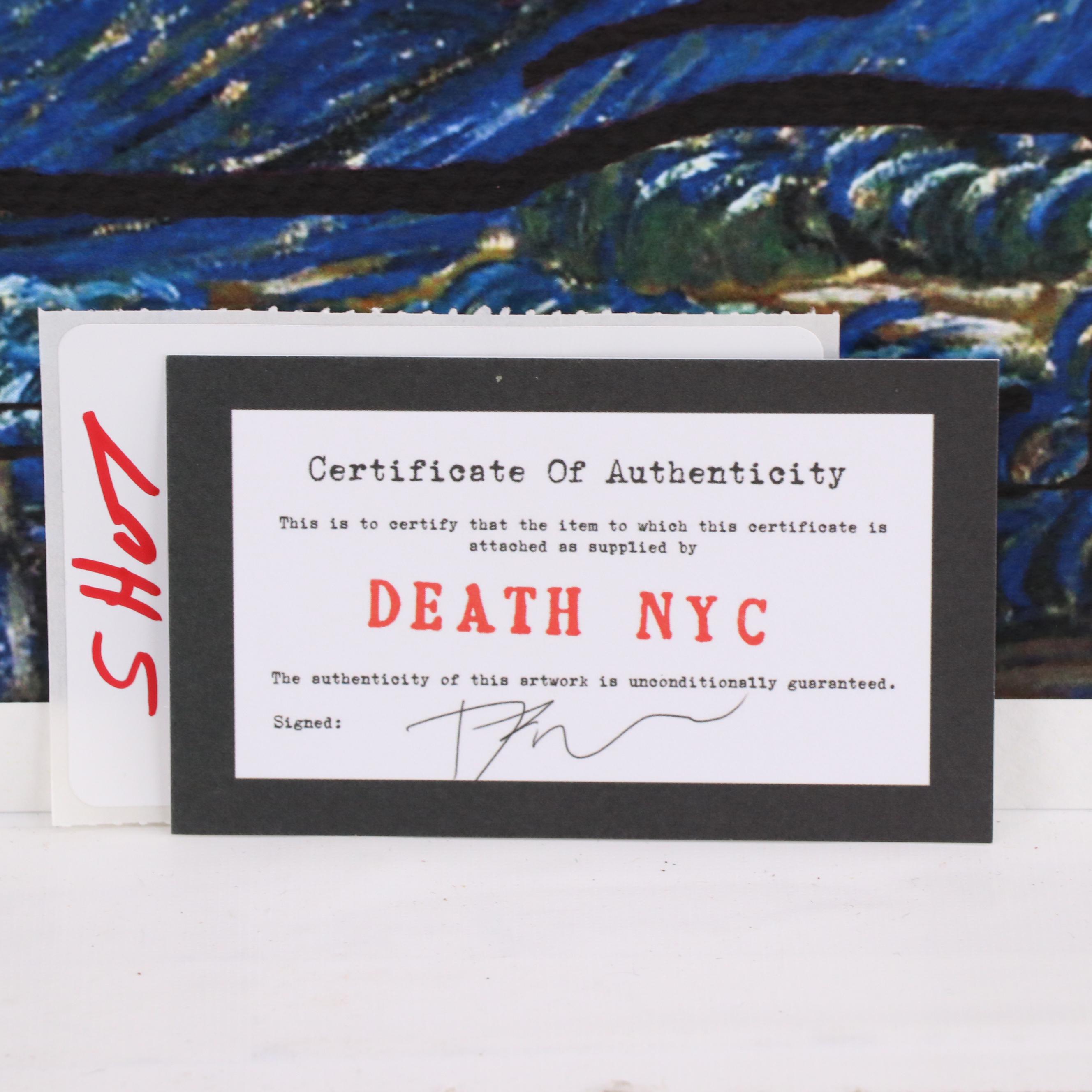 Death NYC Pop Art Graphic Print of Snoopy x Van Gogh, 2023