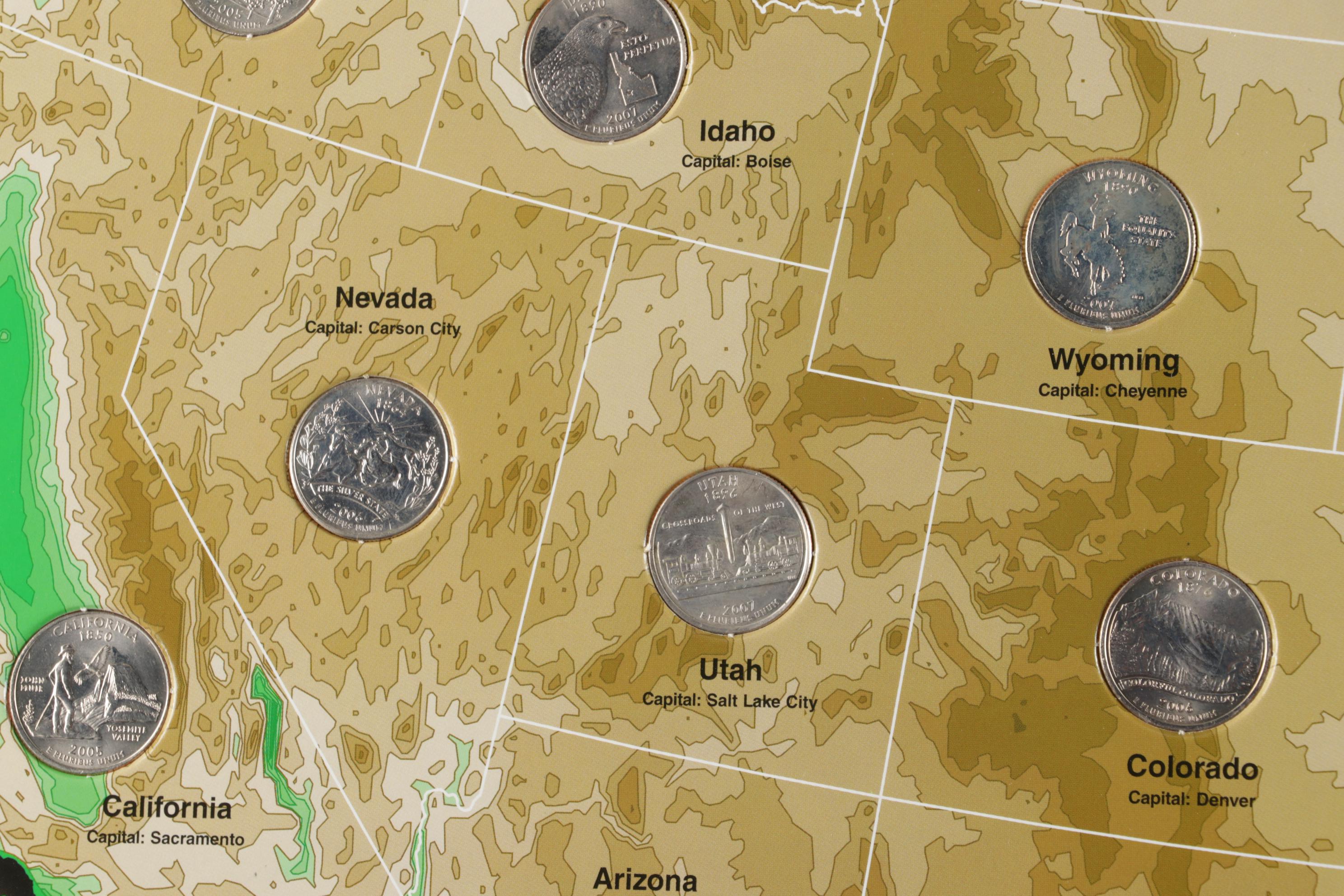 United States Commemorative Quarter Collection and Other US Coins