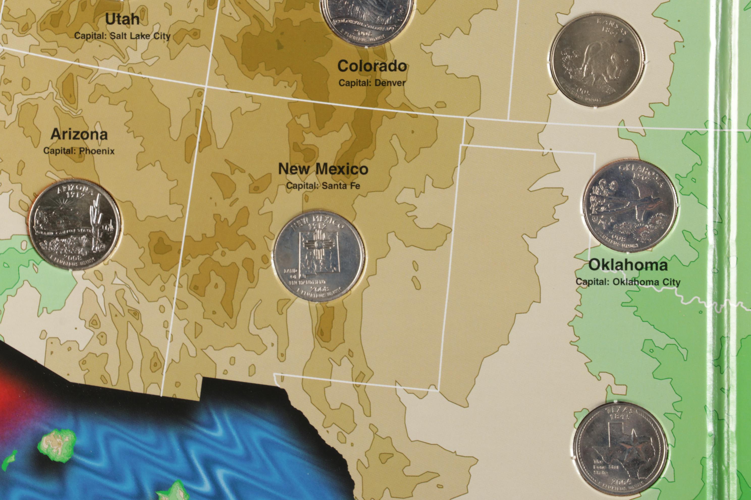 United States Commemorative Quarter Collection and Other US Coins