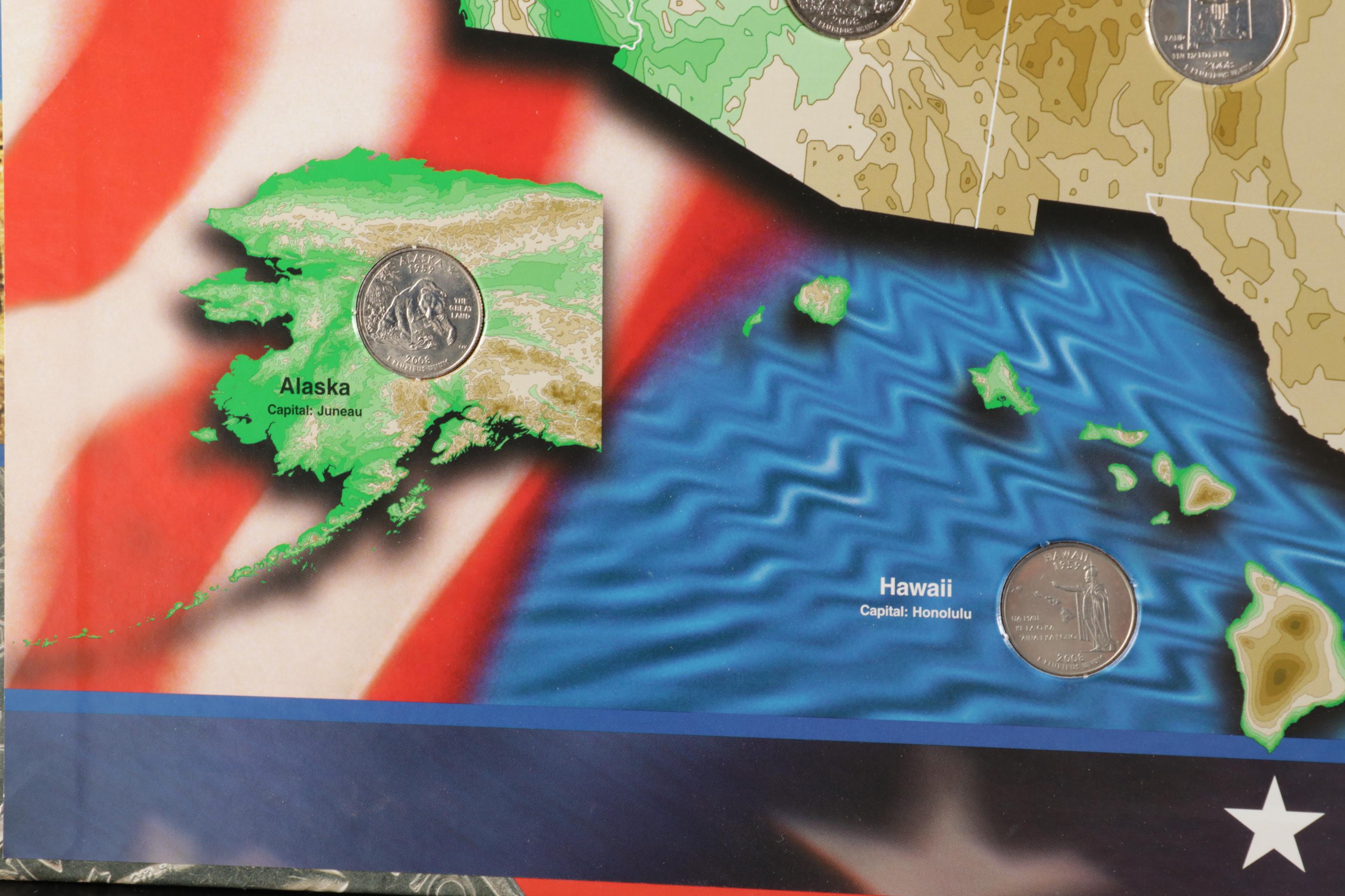 United States Commemorative Quarter Collection and Other US Coins