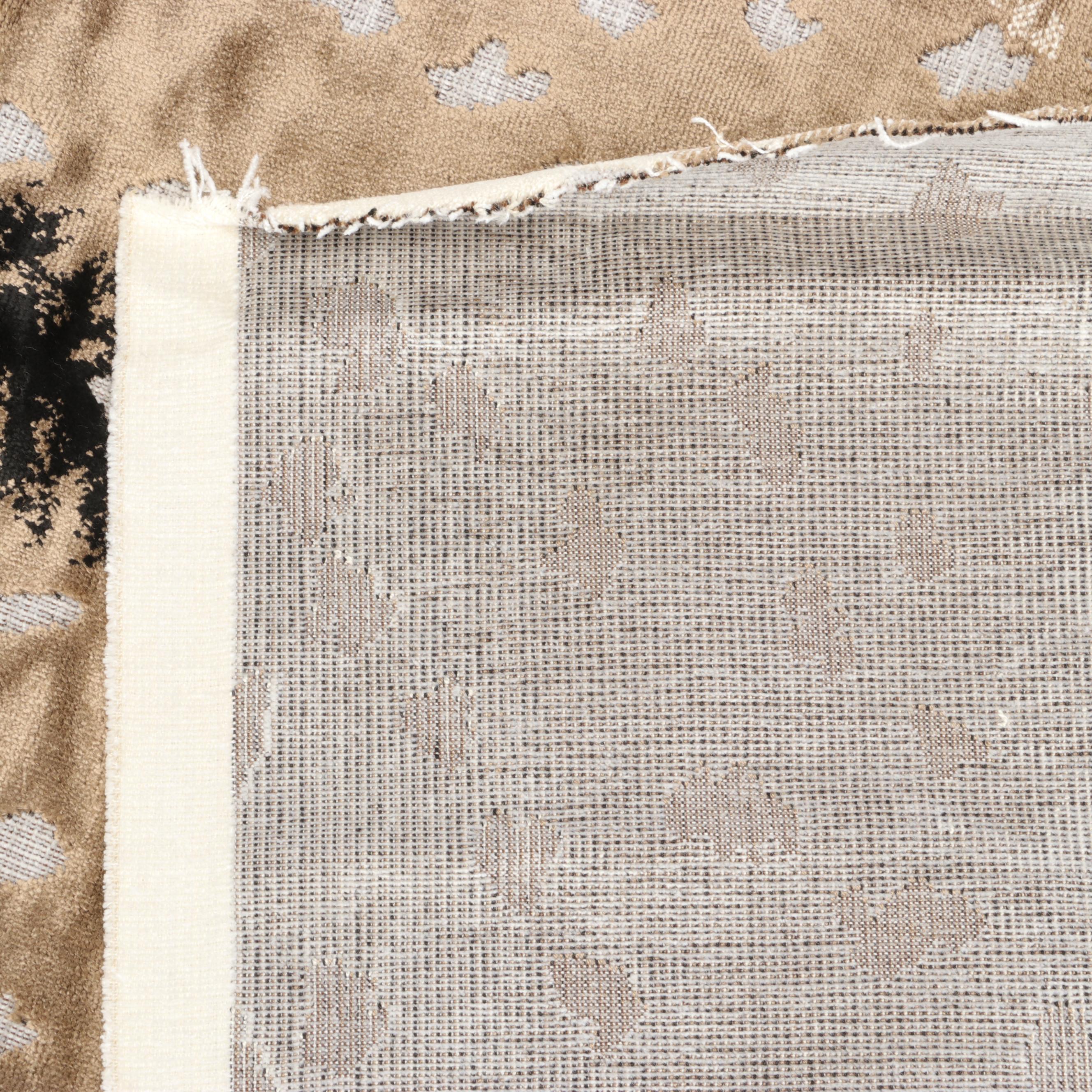 Partial Bolt of Animal Print Chenille Upholstery Fabric