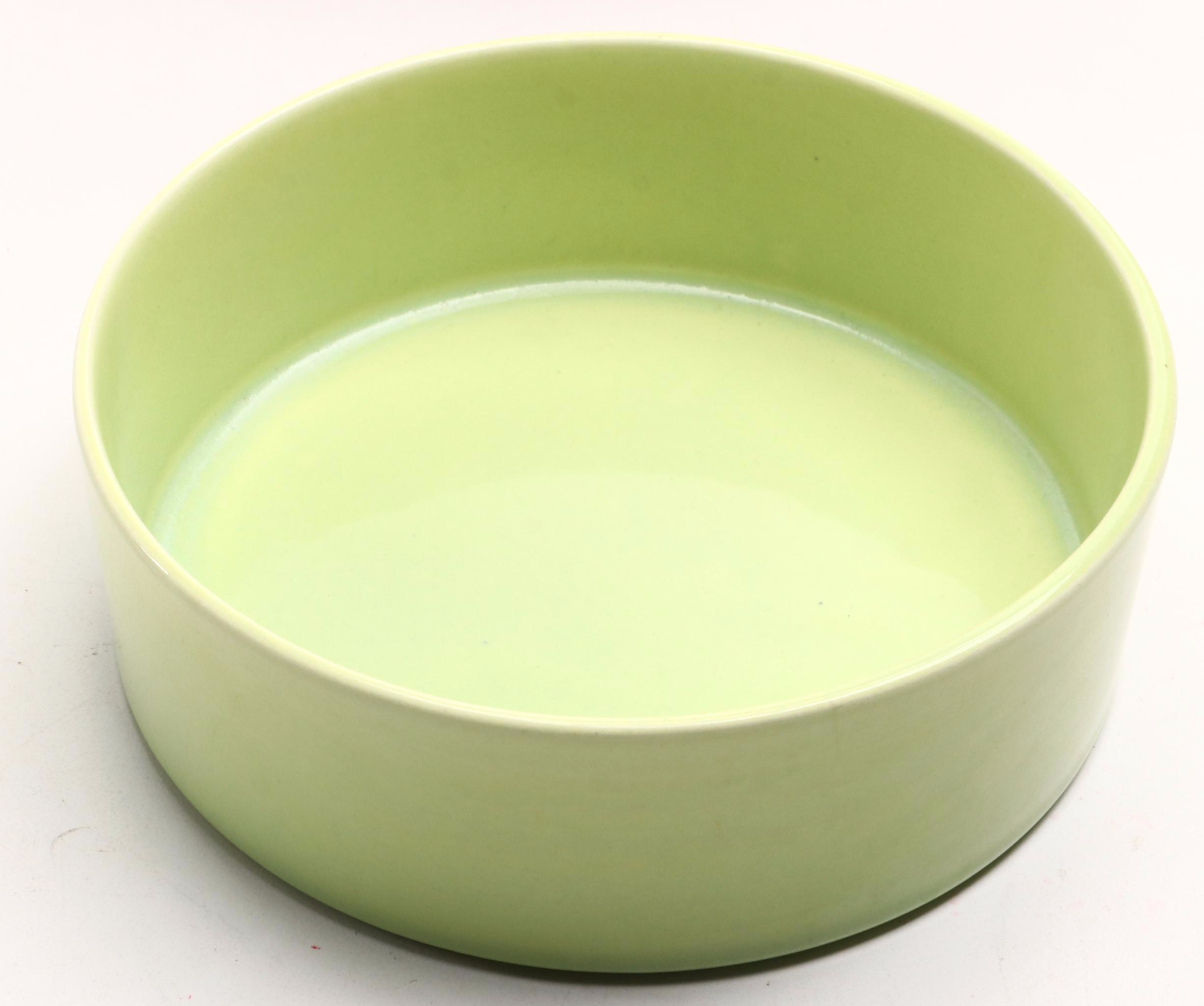 Glaze Ceramic Chip and Dip Set with Finished Wood Lazy Susan and More