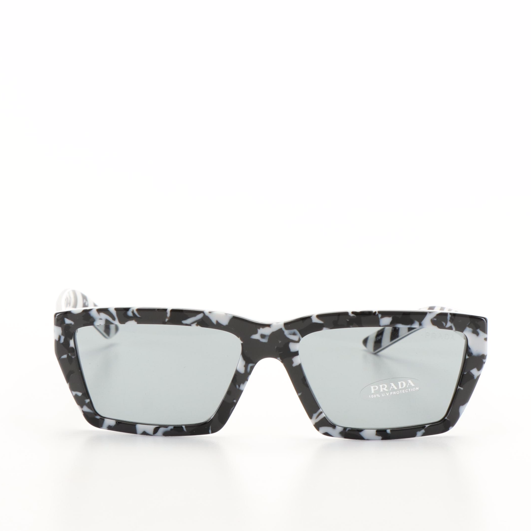 Prada 0PR 04VS Grey Lens Camouflage Sunglasses with Box and Case
