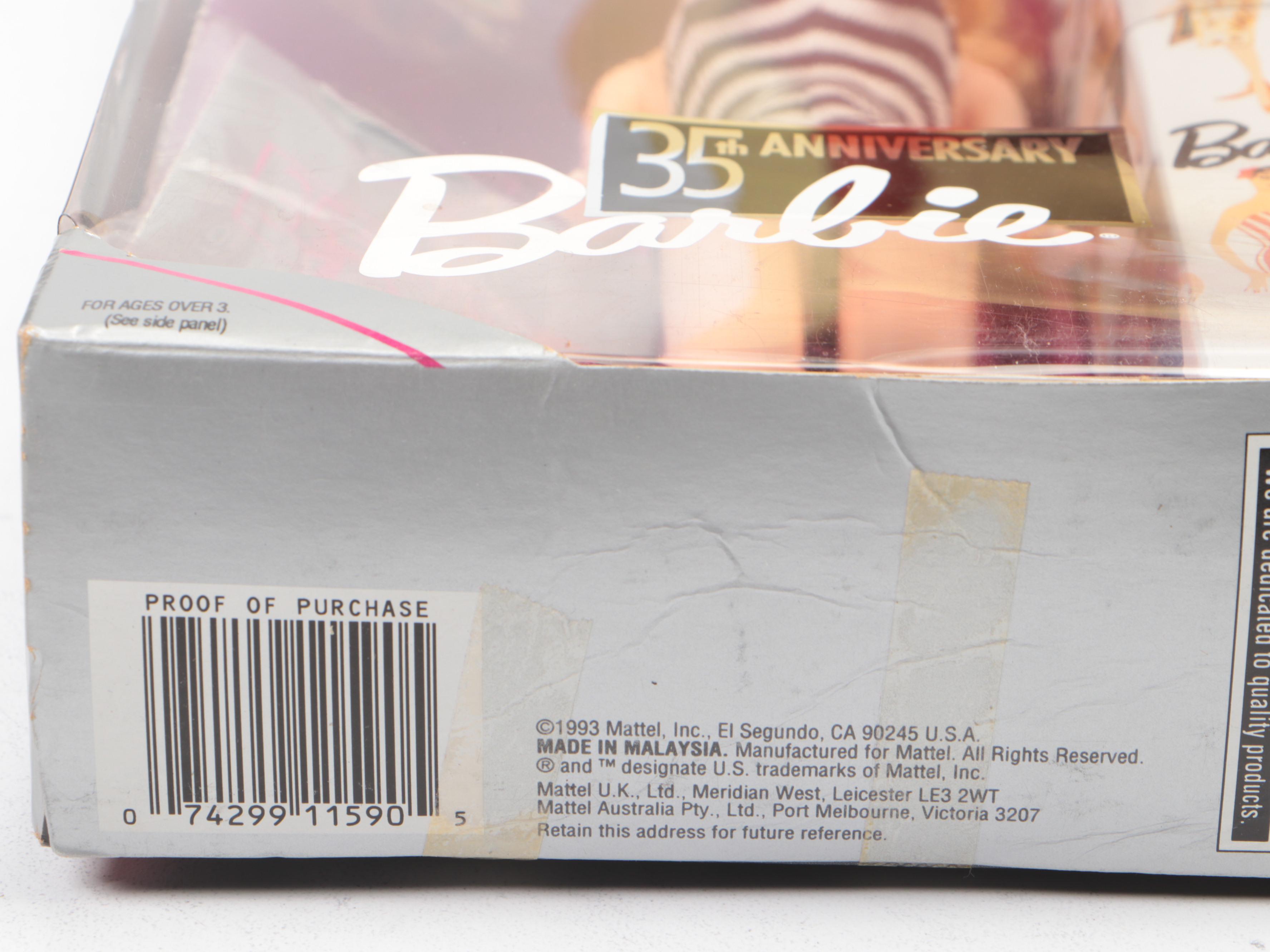 Mattel Special Edition "Happy Holidays" Barbie Dolls with More