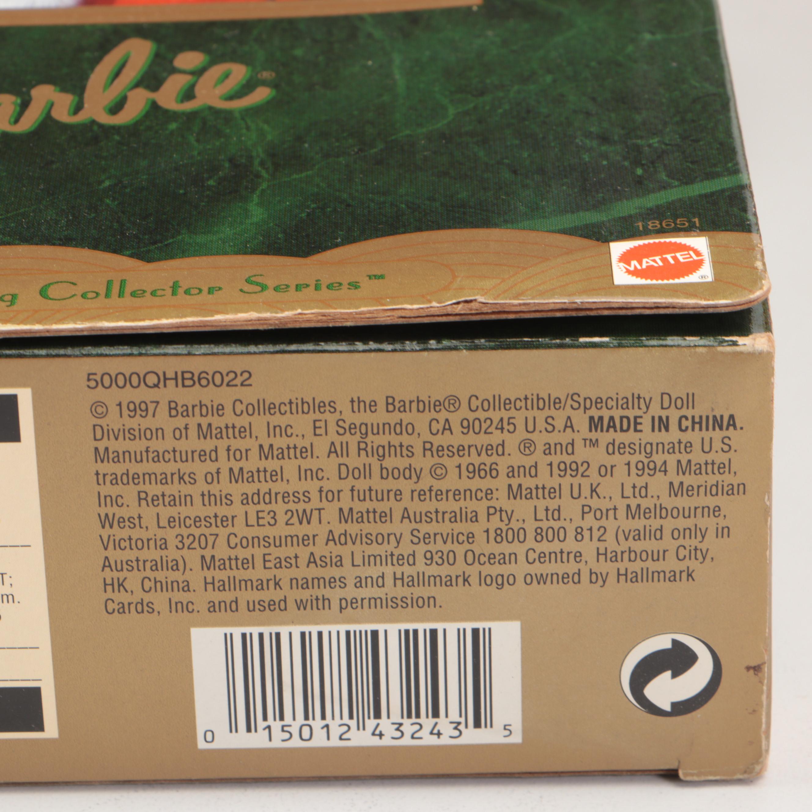 Mattel Special Edition "Happy Holidays" Barbie Dolls with More