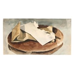 Deborah Kriger Still Life Gouache Painting, Late 20th Century