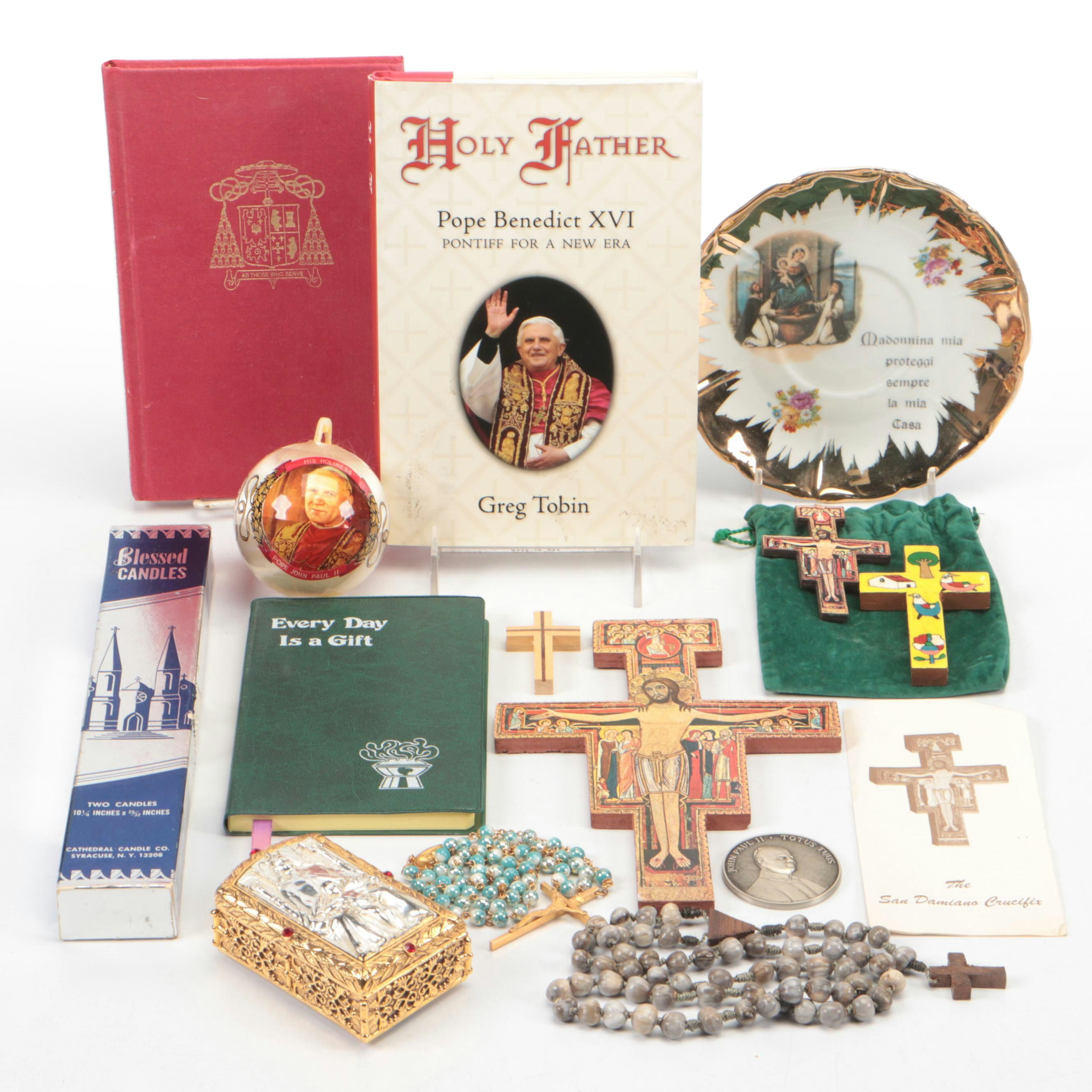 Vatican Library Collection Limited Edition Metal Virgin Mary Box with More