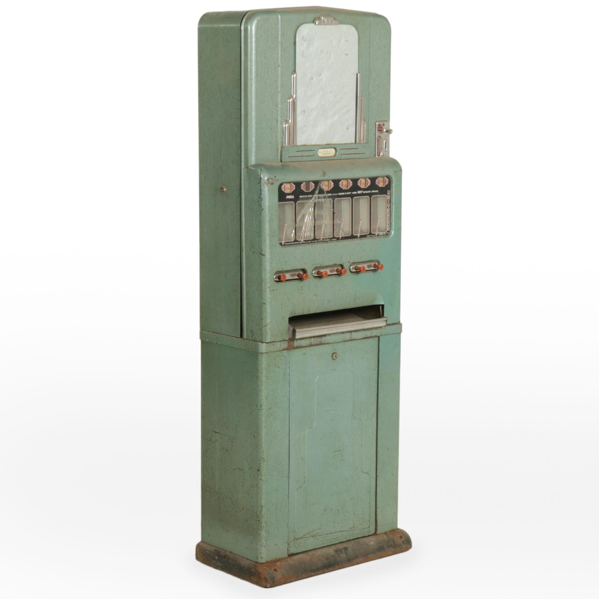 Hooffstetter Bros. Coin Operated Cigarette Vending Machine, Mid-20th Century