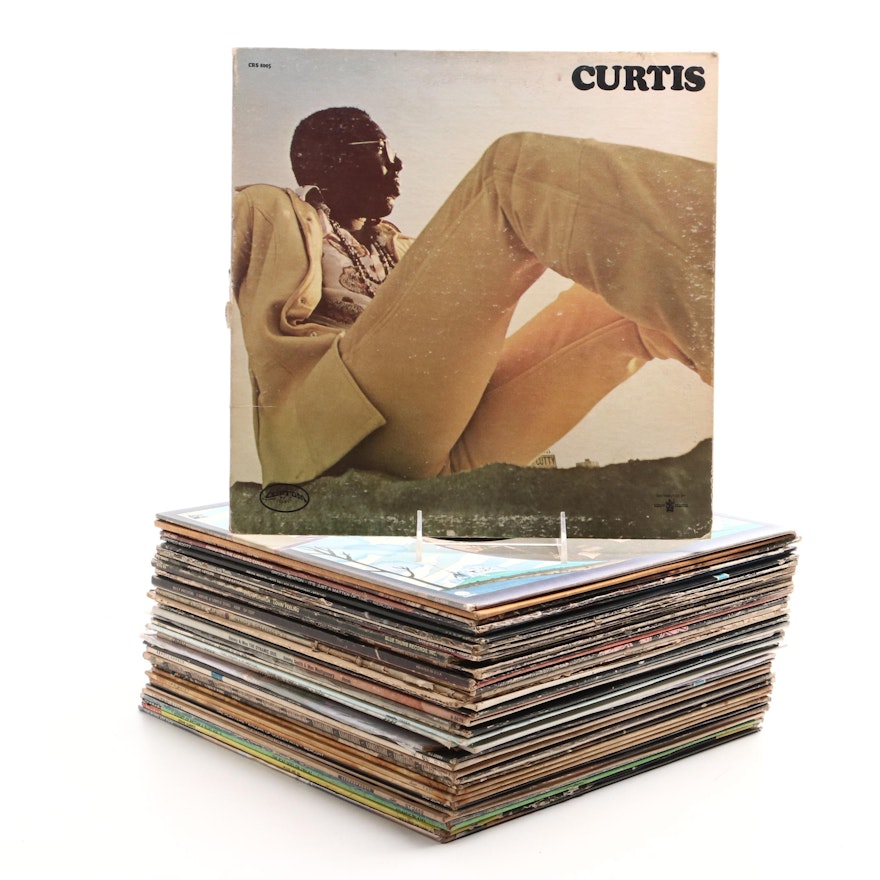 Curtis Mayfield, Charlie Byrd Quartet, Ray Charles, and More Vinyl Record Albums