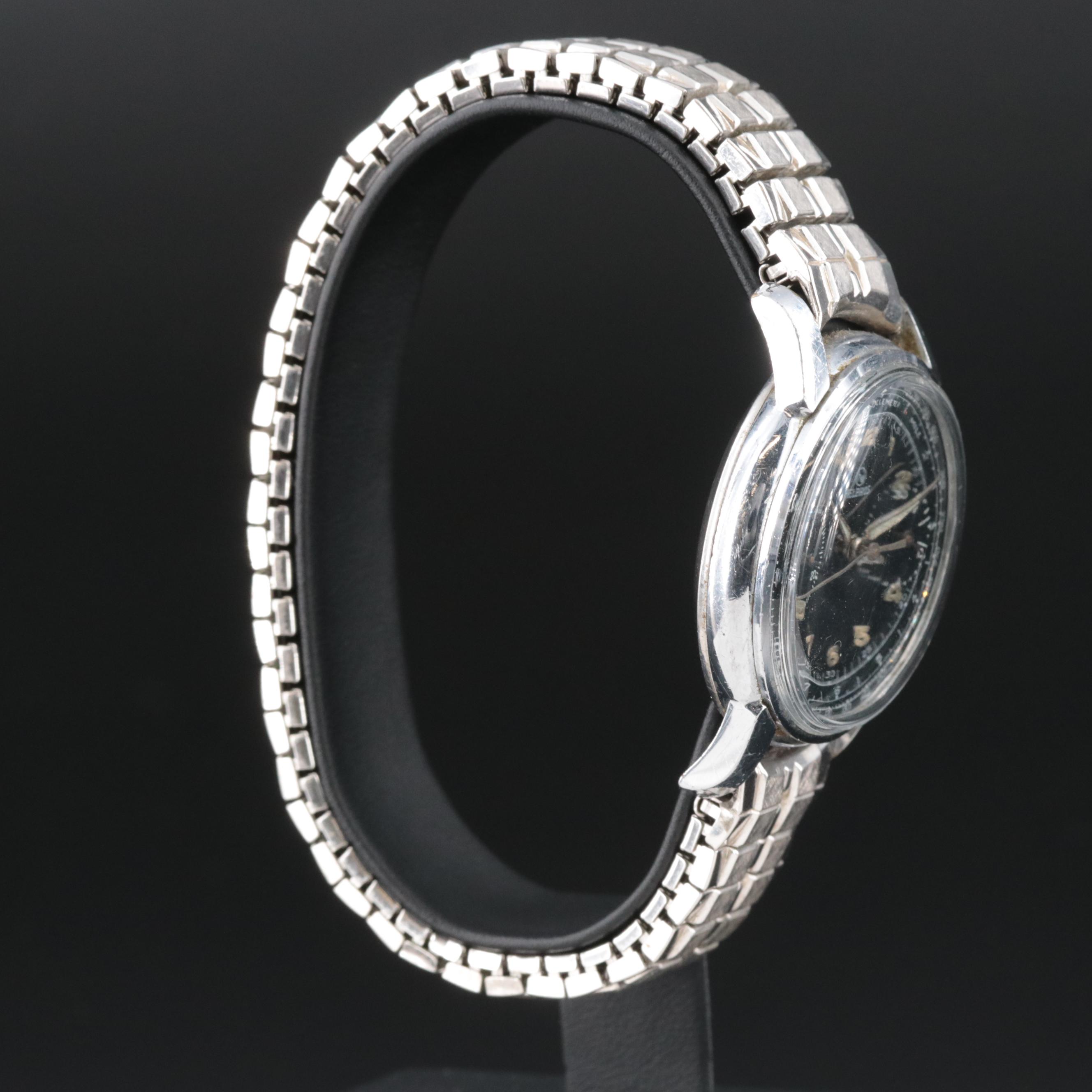 Vintage Helbros Chronograph Manual Wind Watch