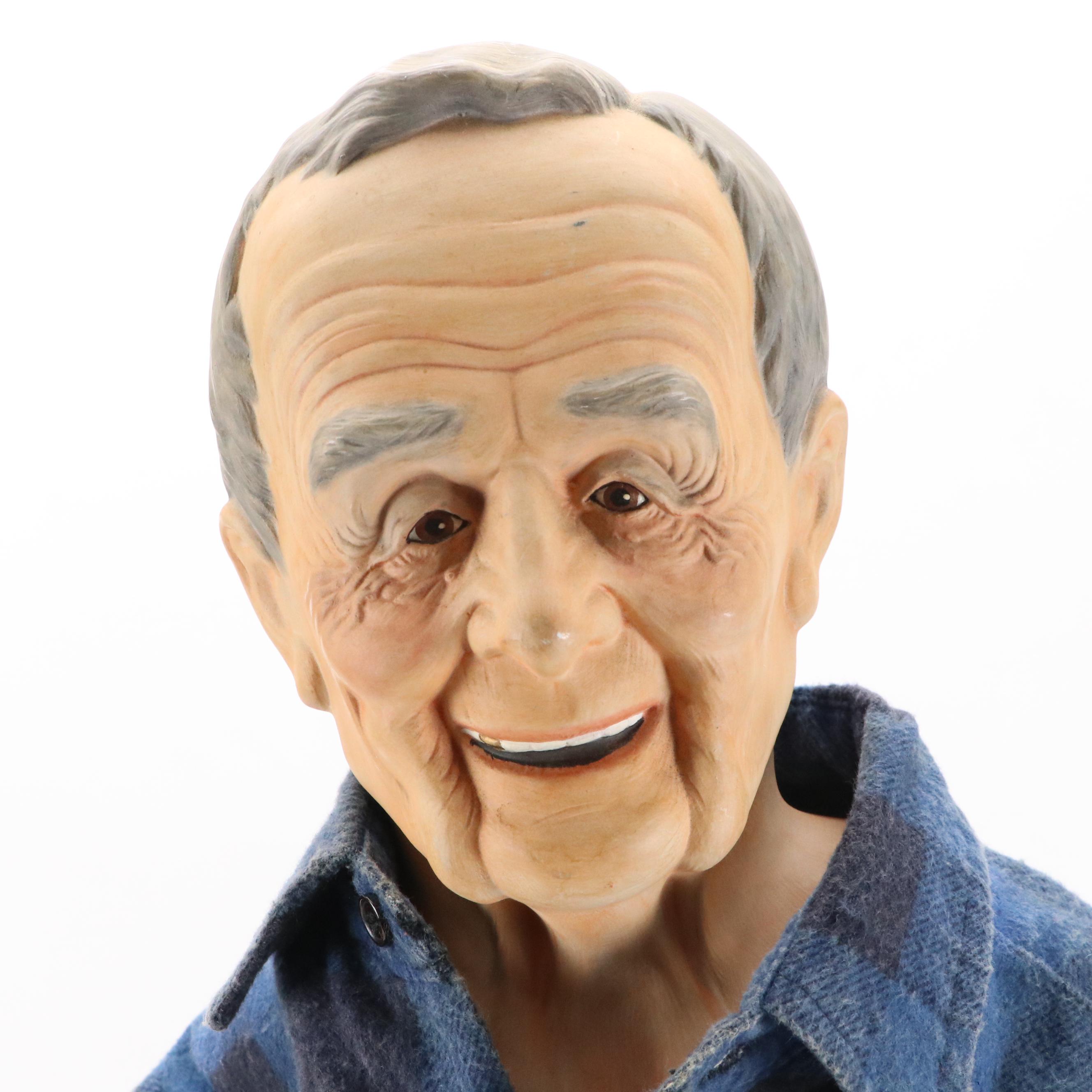 William Wallace Jr. Ceramic Grandpa and Grandma Dolls