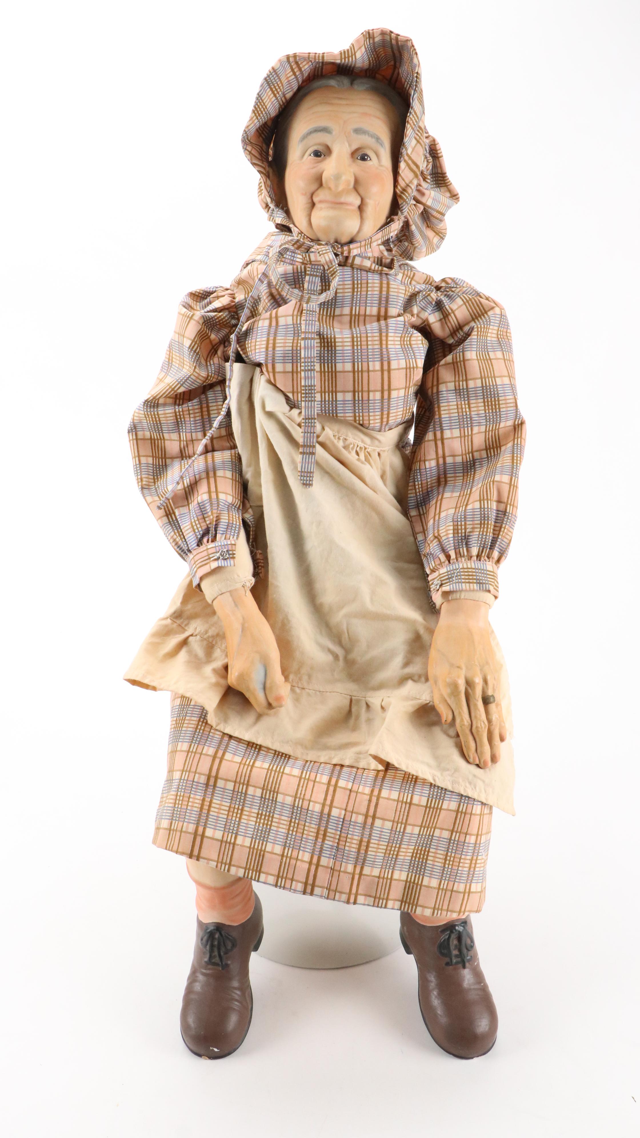 William Wallace Jr. Ceramic Grandpa and Grandma Dolls