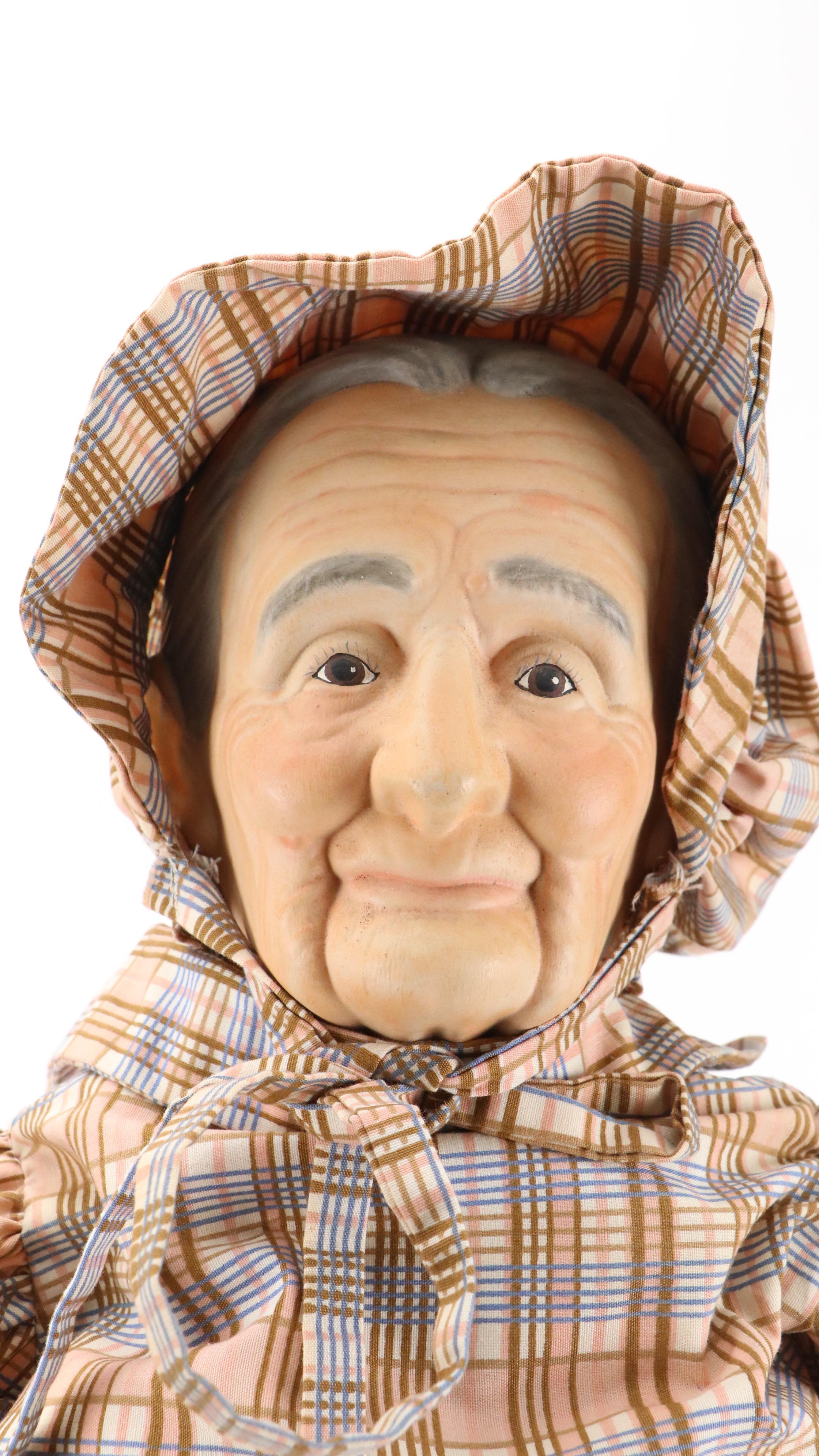 William Wallace Jr. Ceramic Grandpa and Grandma Dolls