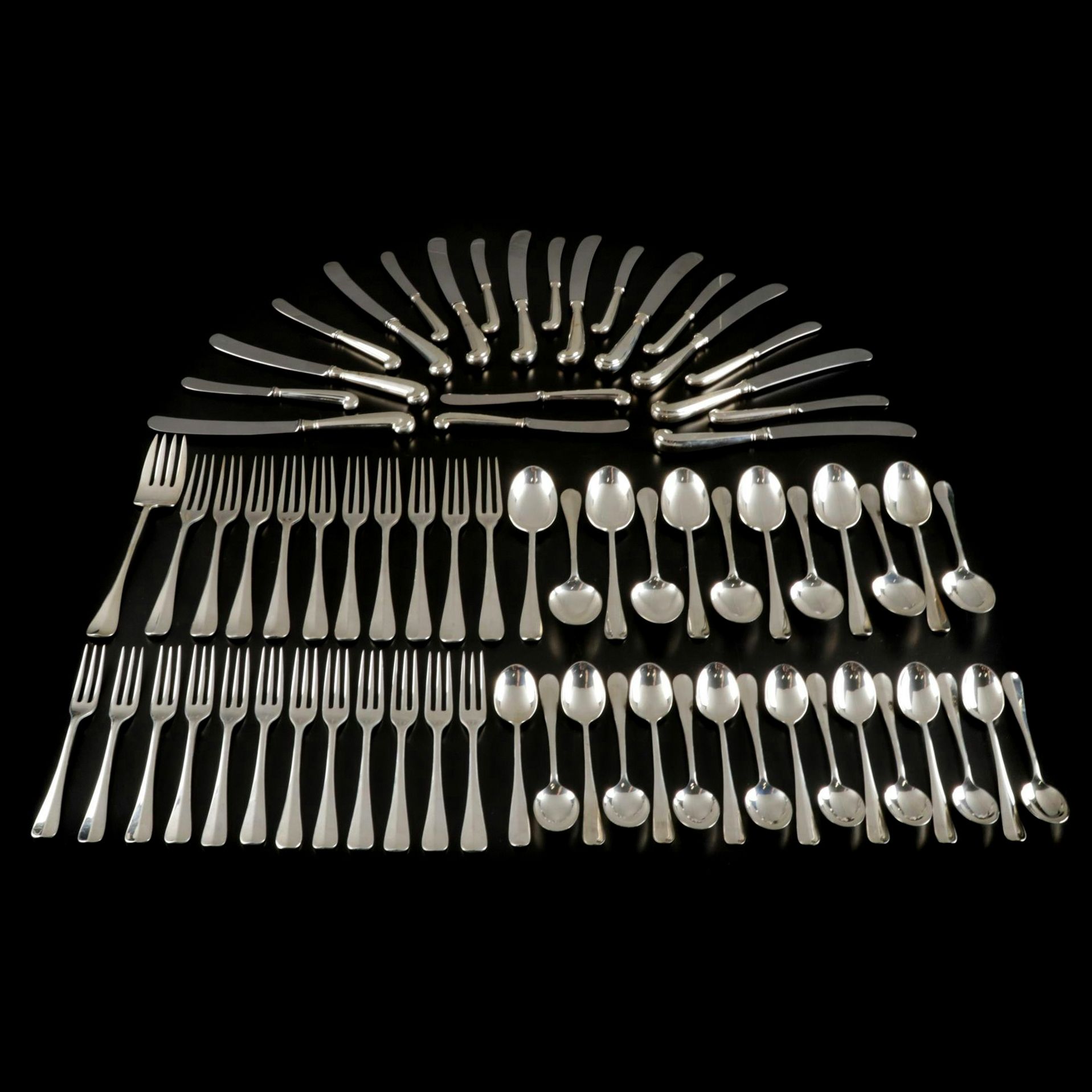 Kirk Stieff Sterling "Williamsburg Queen Anne" Colonial Restoration Flatware