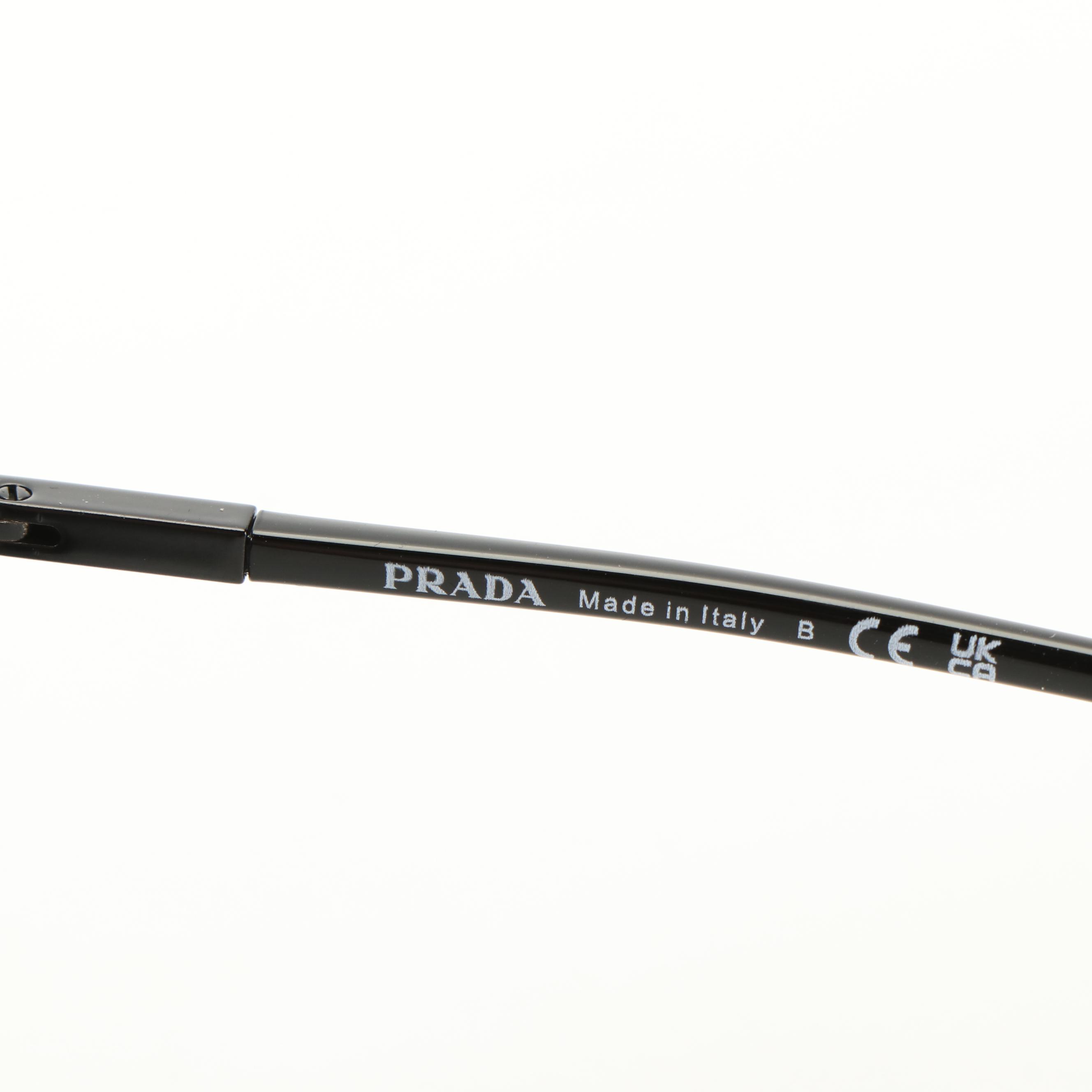 Prada SPR 19X Grey Gradient Sunglasses with Case