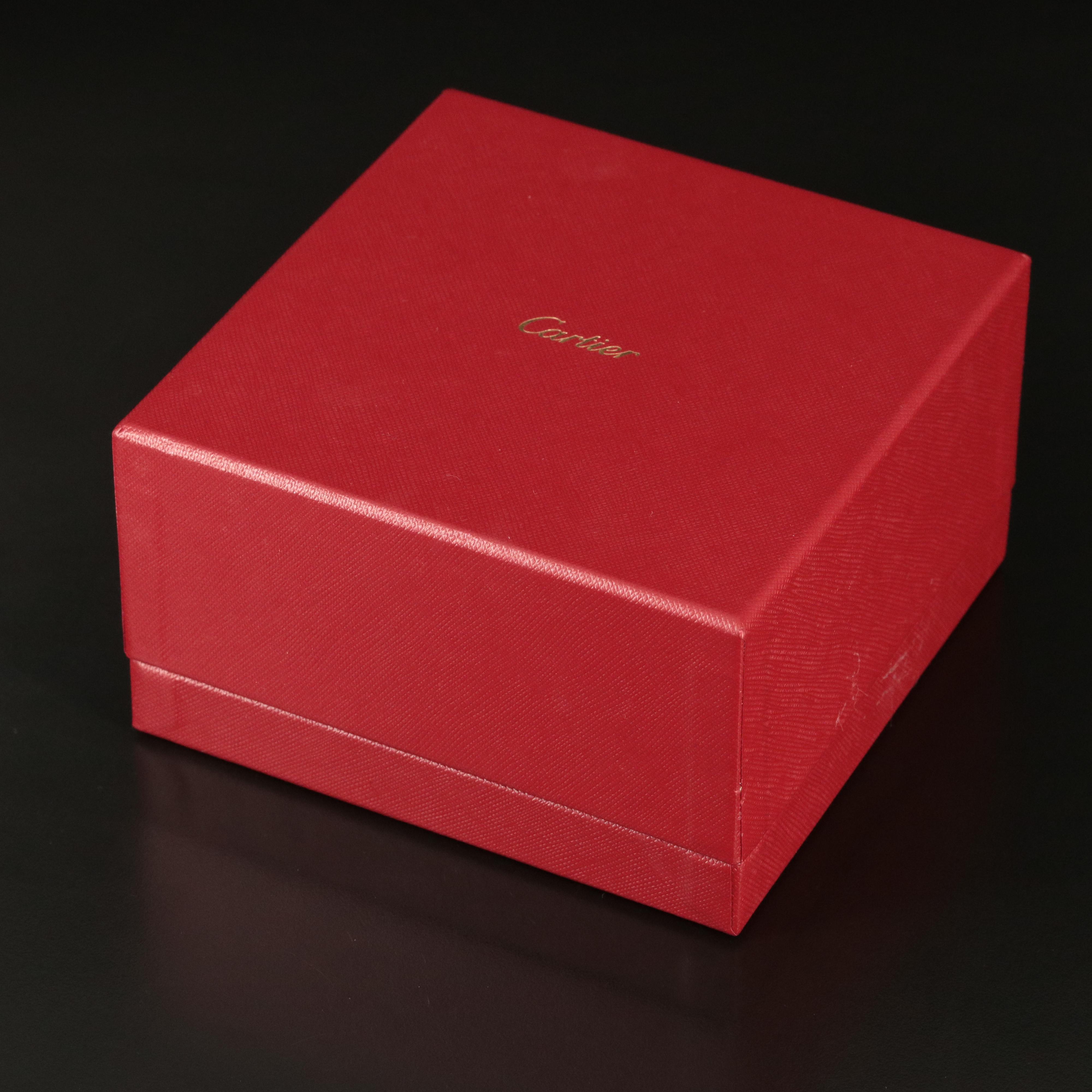 Cartier 18K LOVE Bracelet 4 Diamonds, 0.42 CTW