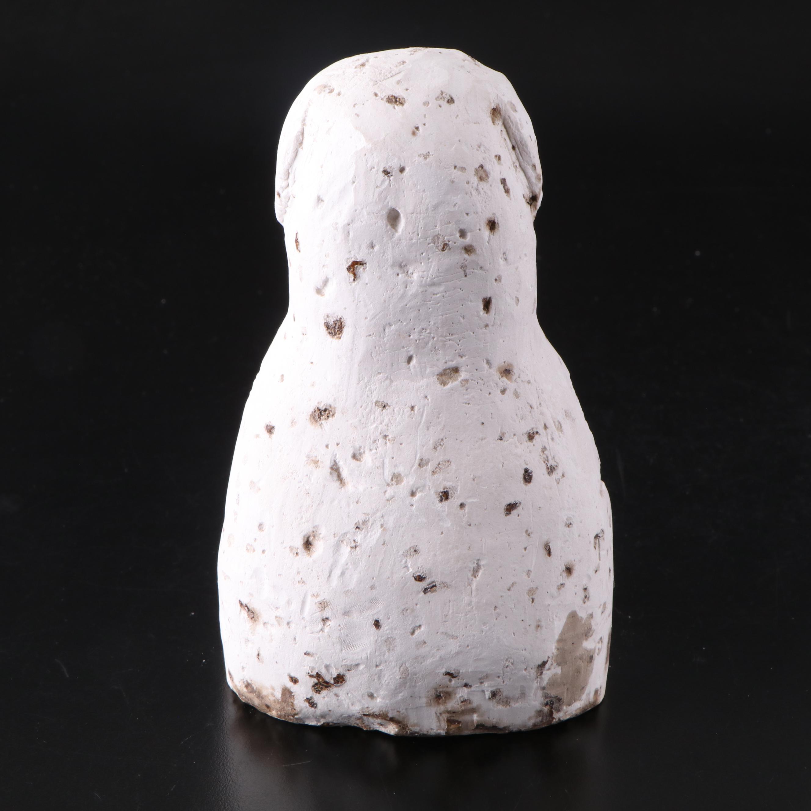 Porcelain Poodle Figurines with Ceramic Sitting Dog Figurine