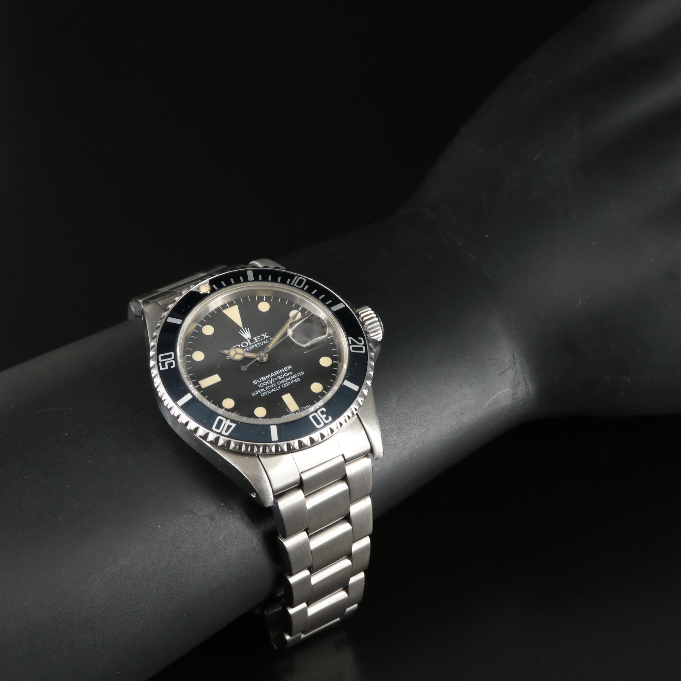 1982 Rolex Submariner Date Watch