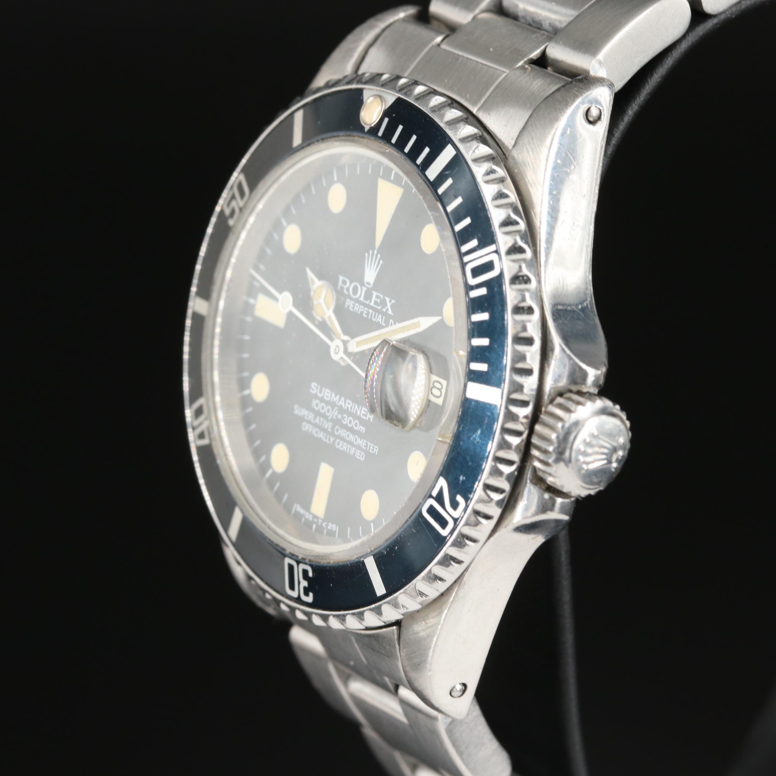 1982 Rolex Submariner Date Watch