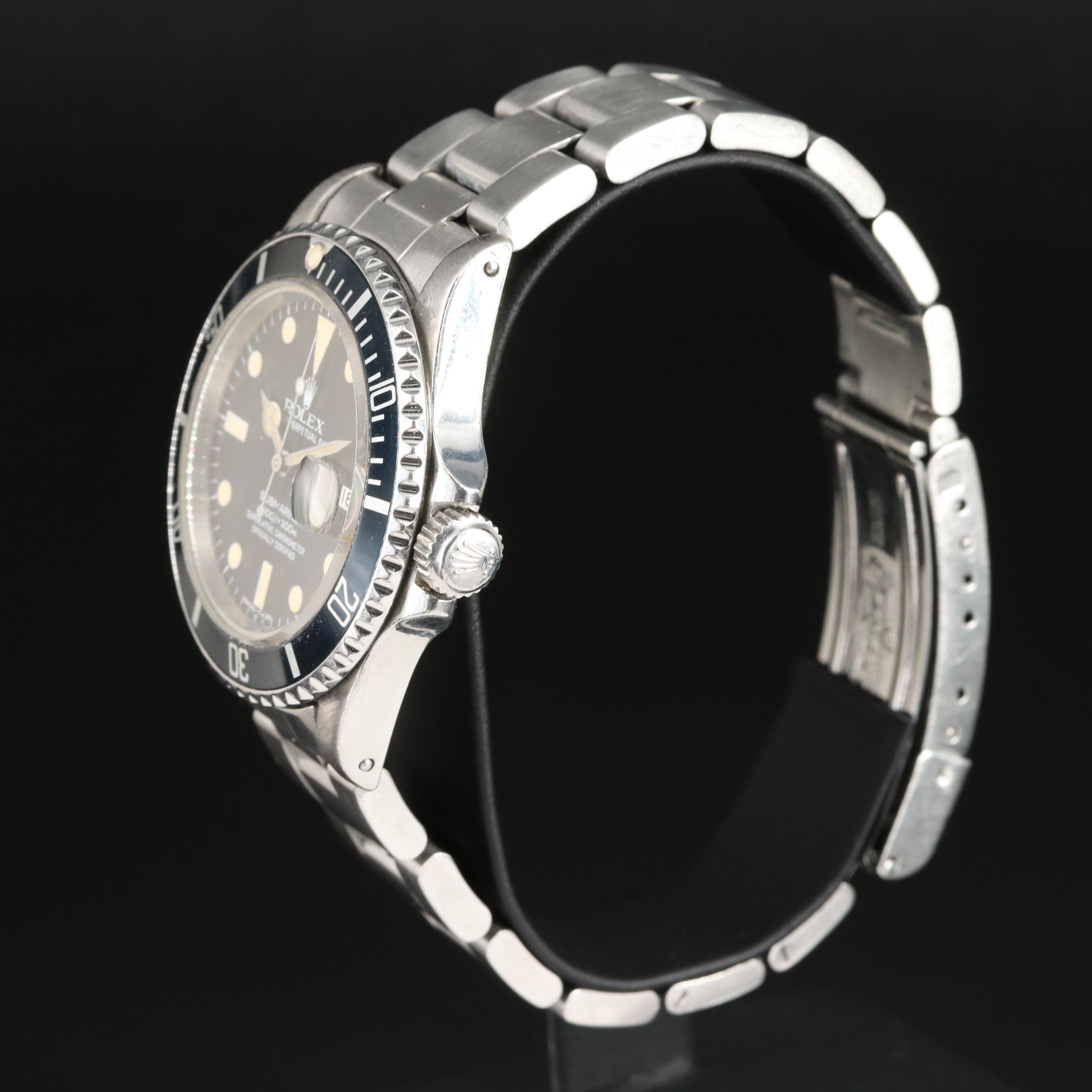 1982 Rolex Submariner Date Watch