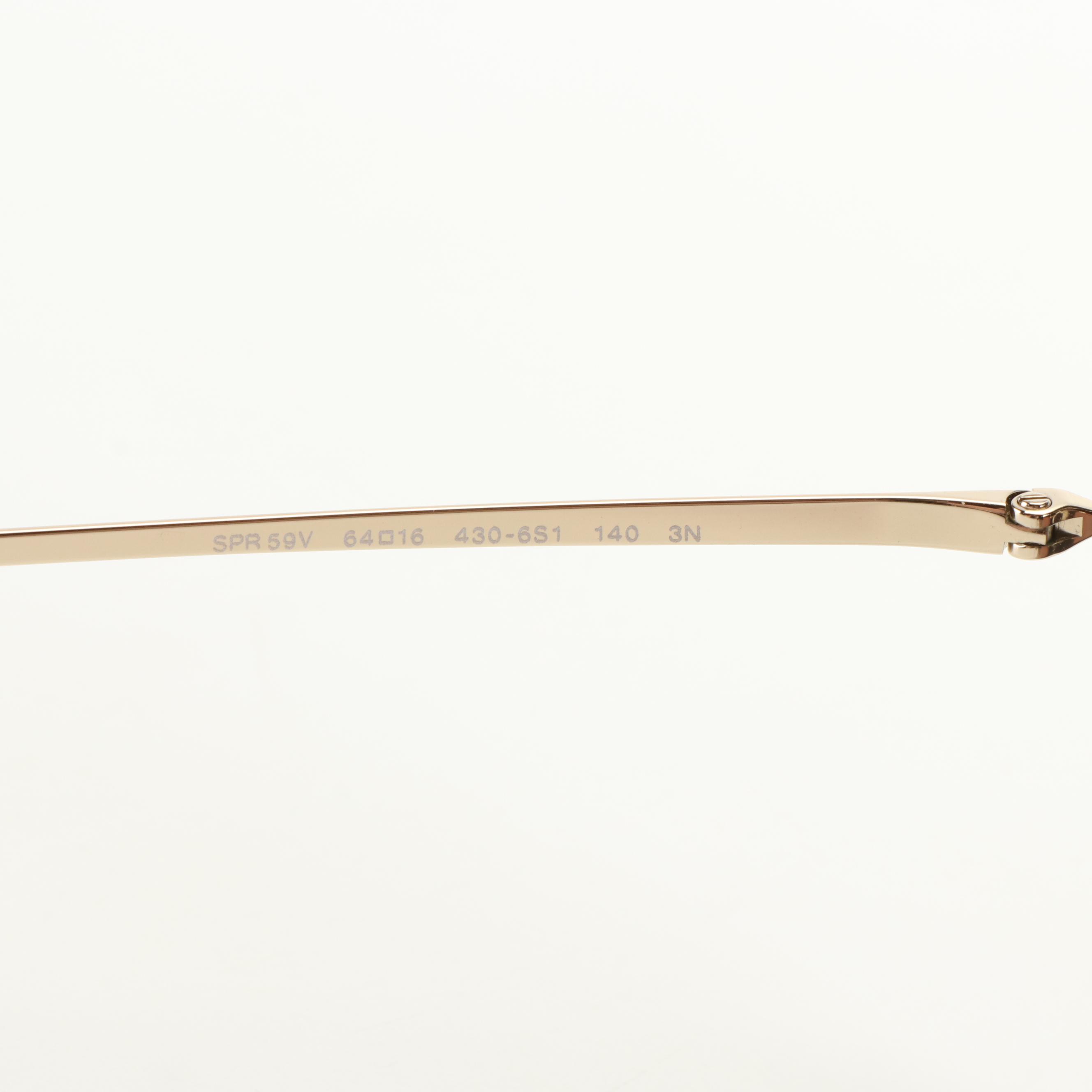 Prada Absolute PR59VS  Pale Gold and Bordeaux Sunglasses with Gradient