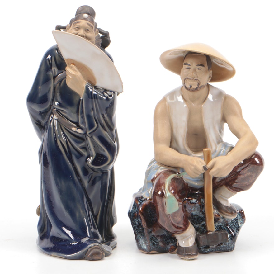 Chinese Shiwan Ware Figurines