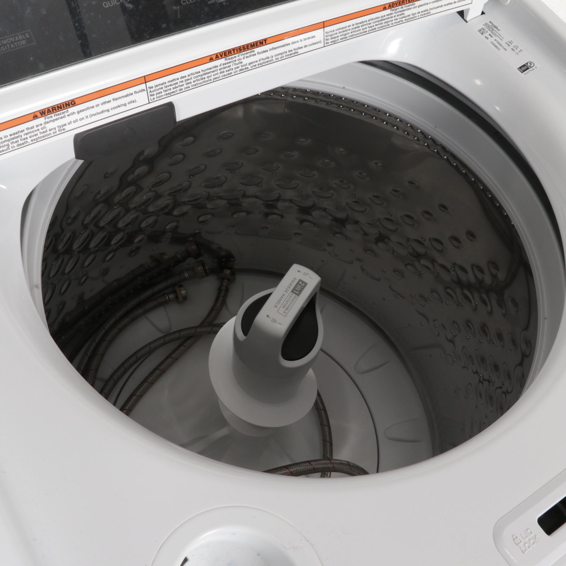 Whirlpool 2 in 1 Removable Agitator Washer and Electric Dryer Set