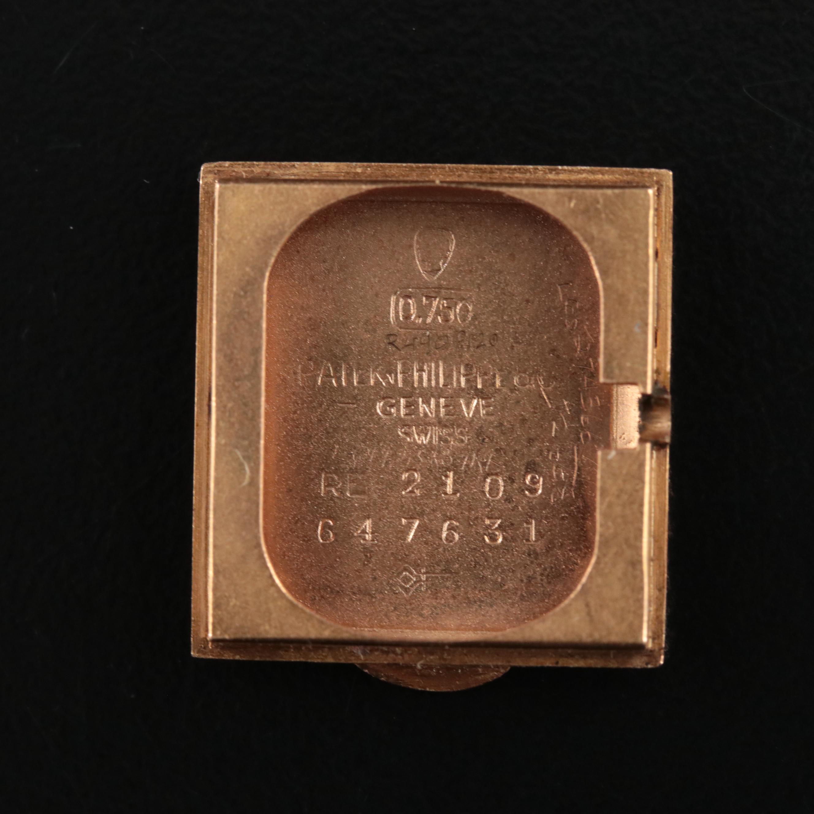 Vintage 18K Patek Philippe Heavy Center Lugs, Double Rope Bracelet Watch