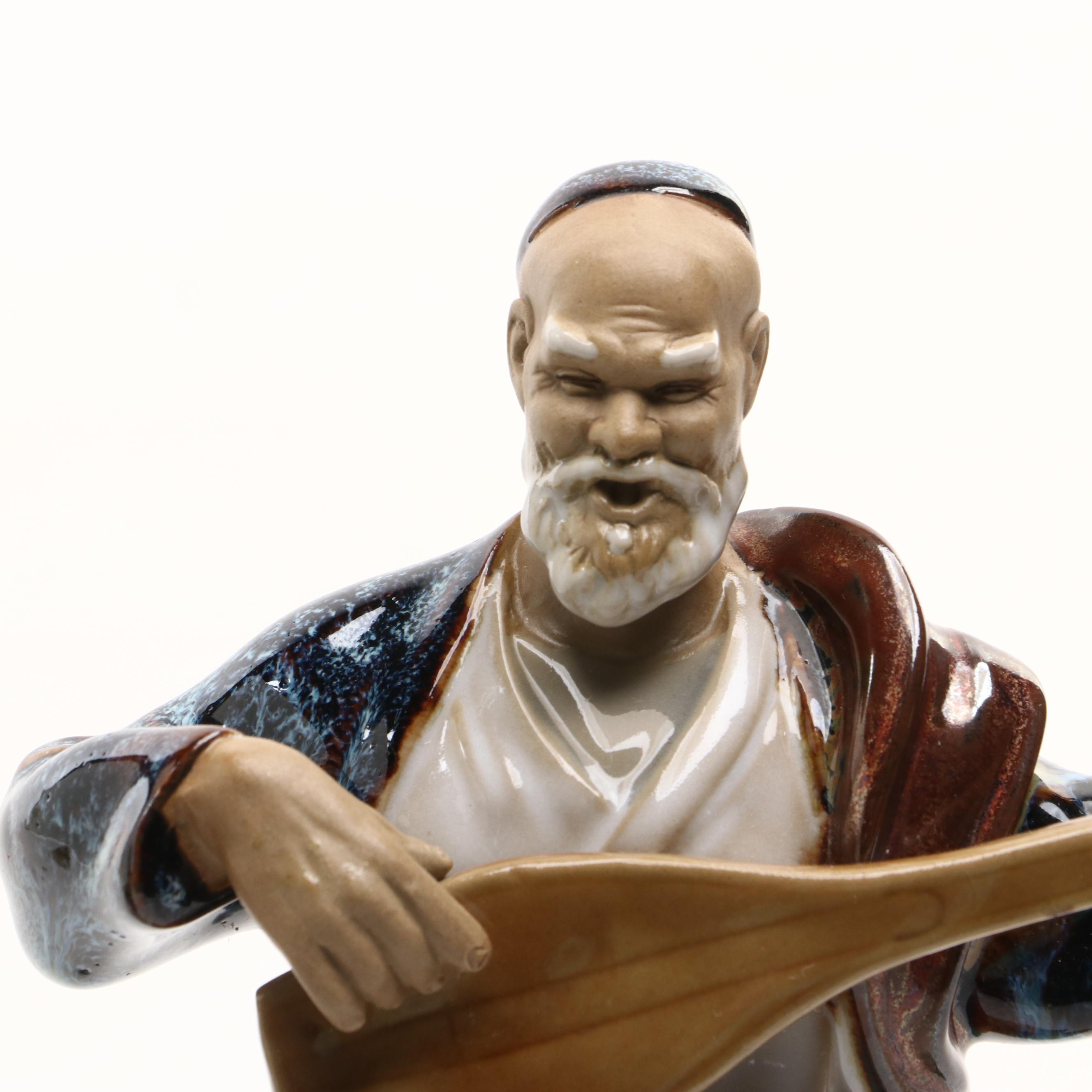 Chinese Shiwan Earthenware Figurines