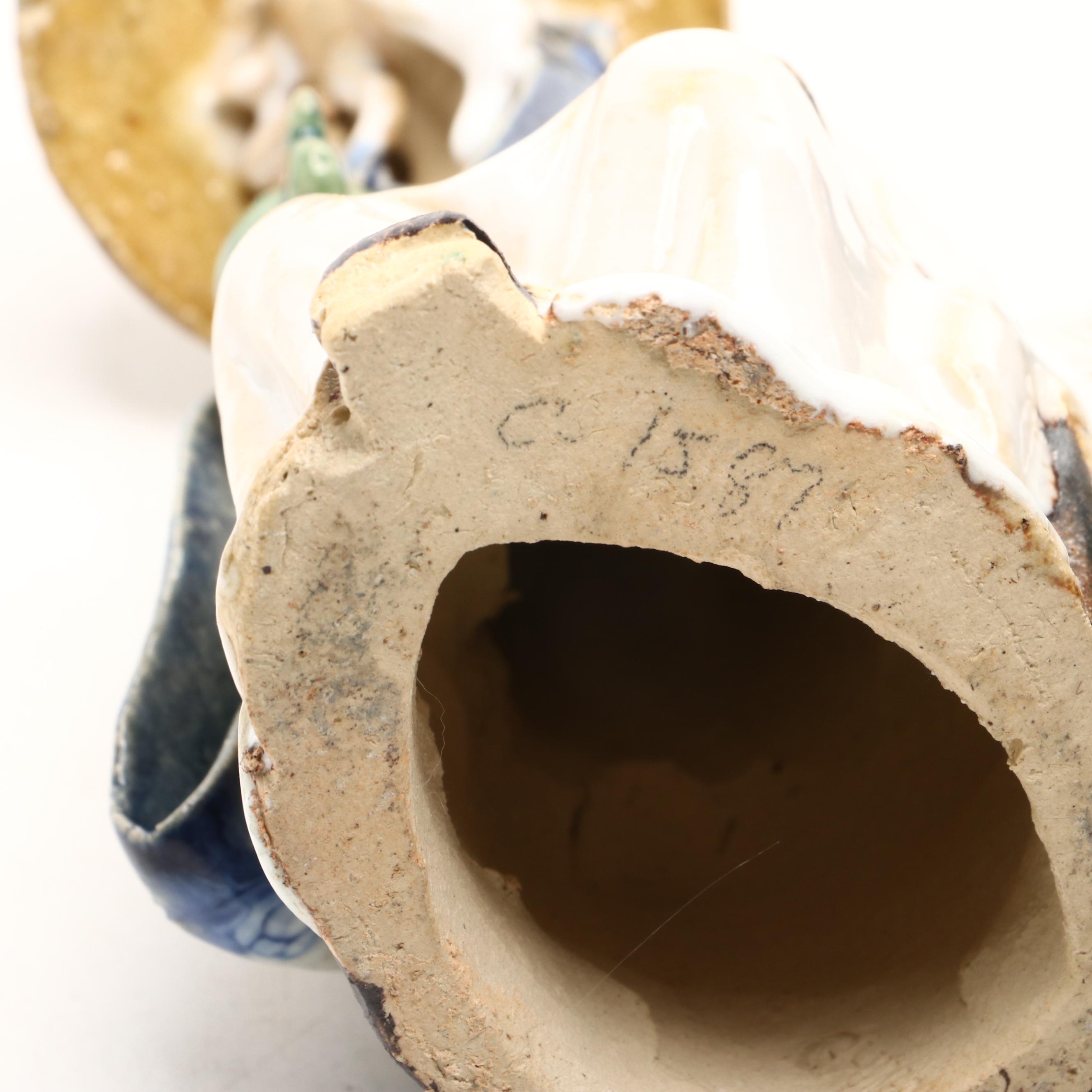 Chinese Shiwan Earthenware Figurines