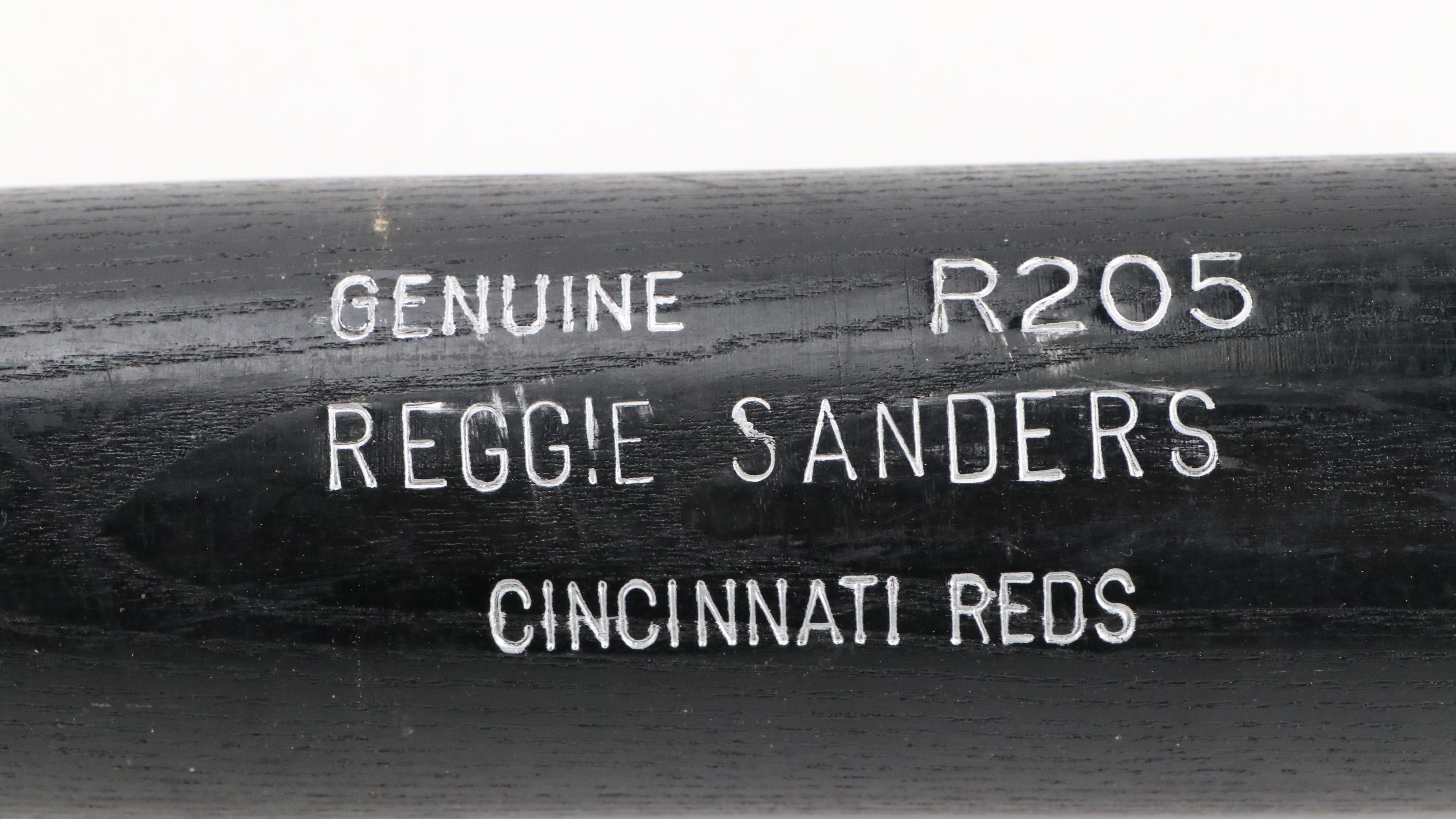 Tony Womack Signed and Player-Issued Bat with Reggie Sanders Player-Issued Bat