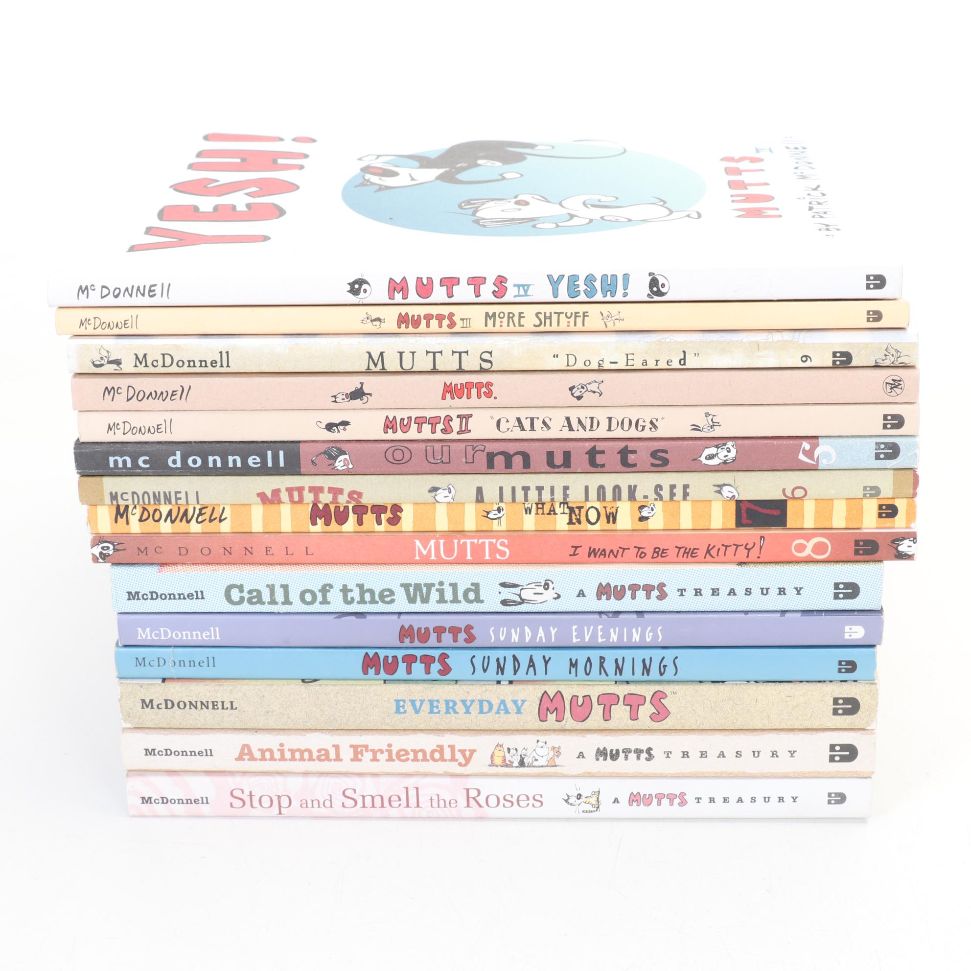 Nineteen Books of "Mutts" and "Get Fuzzy" Comics, Late 20th to 21st Century