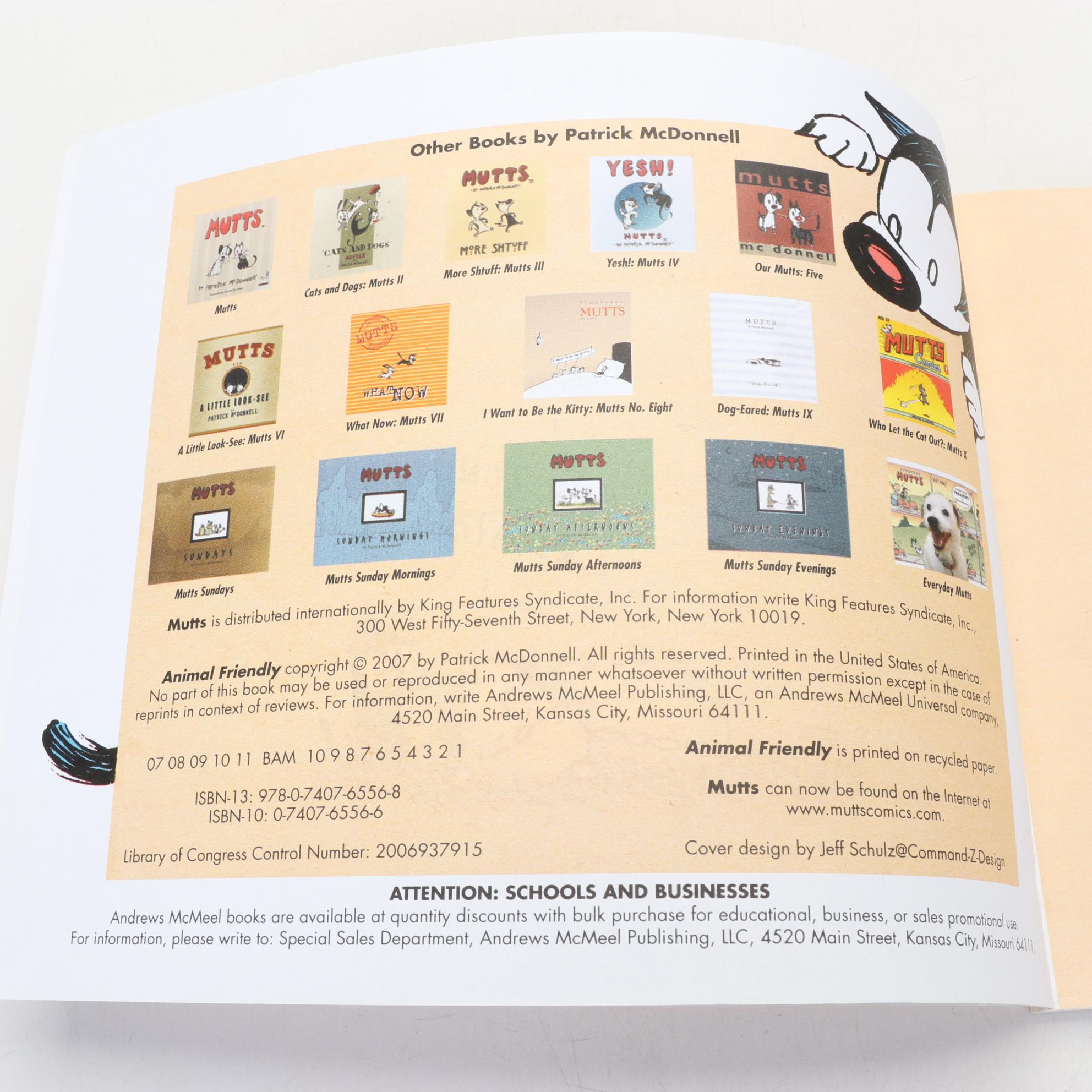 Nineteen Books of "Mutts" and "Get Fuzzy" Comics, Late 20th to 21st Century