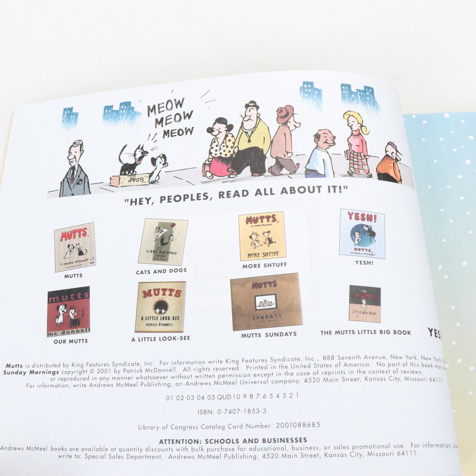 Nineteen Books of "Mutts" and "Get Fuzzy" Comics, Late 20th to 21st Century