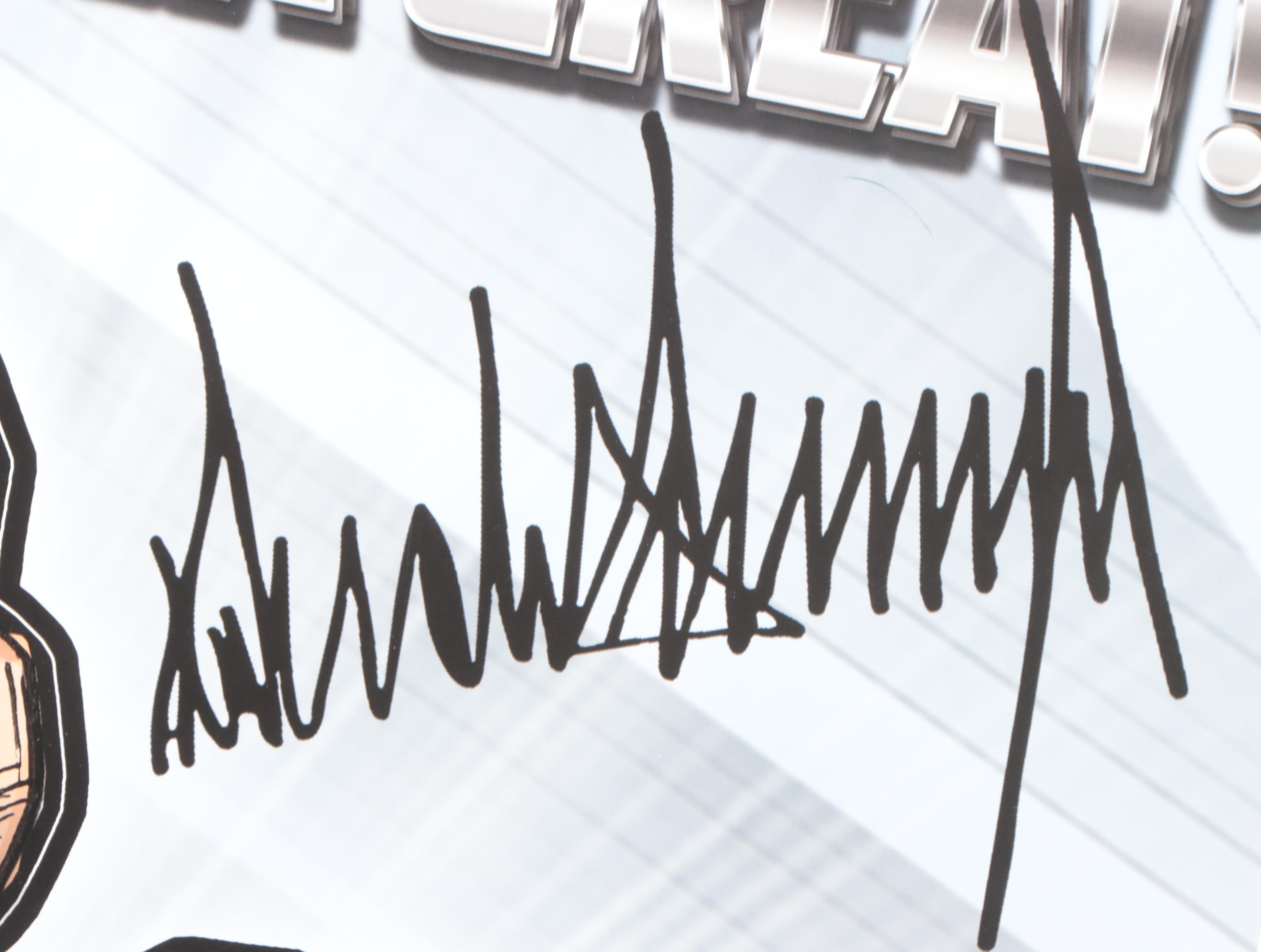 Donald Trump "Keep America Great" Poster with Political Campaign Print